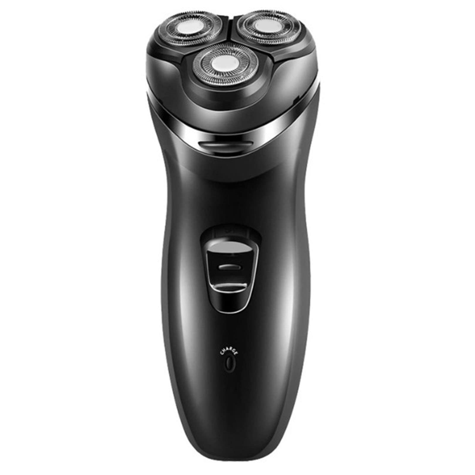 Rechargeable Men's Electric Razor with 3D Rotating Heads & Beard Trimmer - Waterproof Cordless Shaver for Smooth Shaving - Perfect for Travel, Home & Office Use