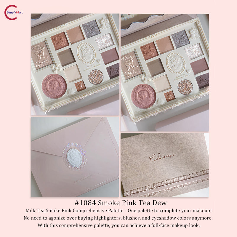 COLORROSE 12 Color Embossed Eyeshadow Palette - Highly Pigmented, Long Lasting Makeup for Day & Night Looks | Perfect for Parties, Weddings & Special Occasions