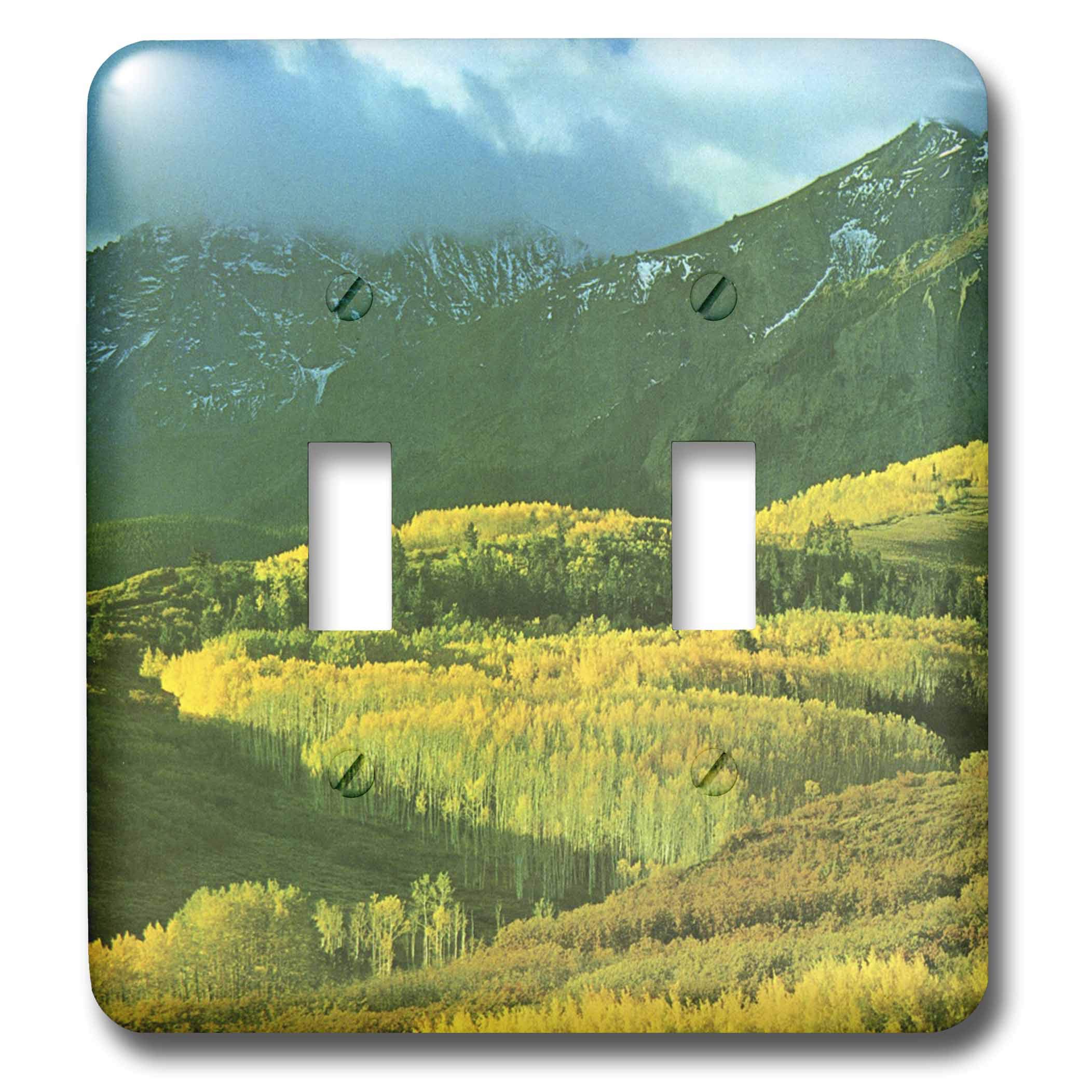3D Colorado Mountains Toggle Switch - Multi-Color Rocker Switch for Home, Office & RV Decor - Perfect for Light Control in Bedroom, Kitchen & Cabinets