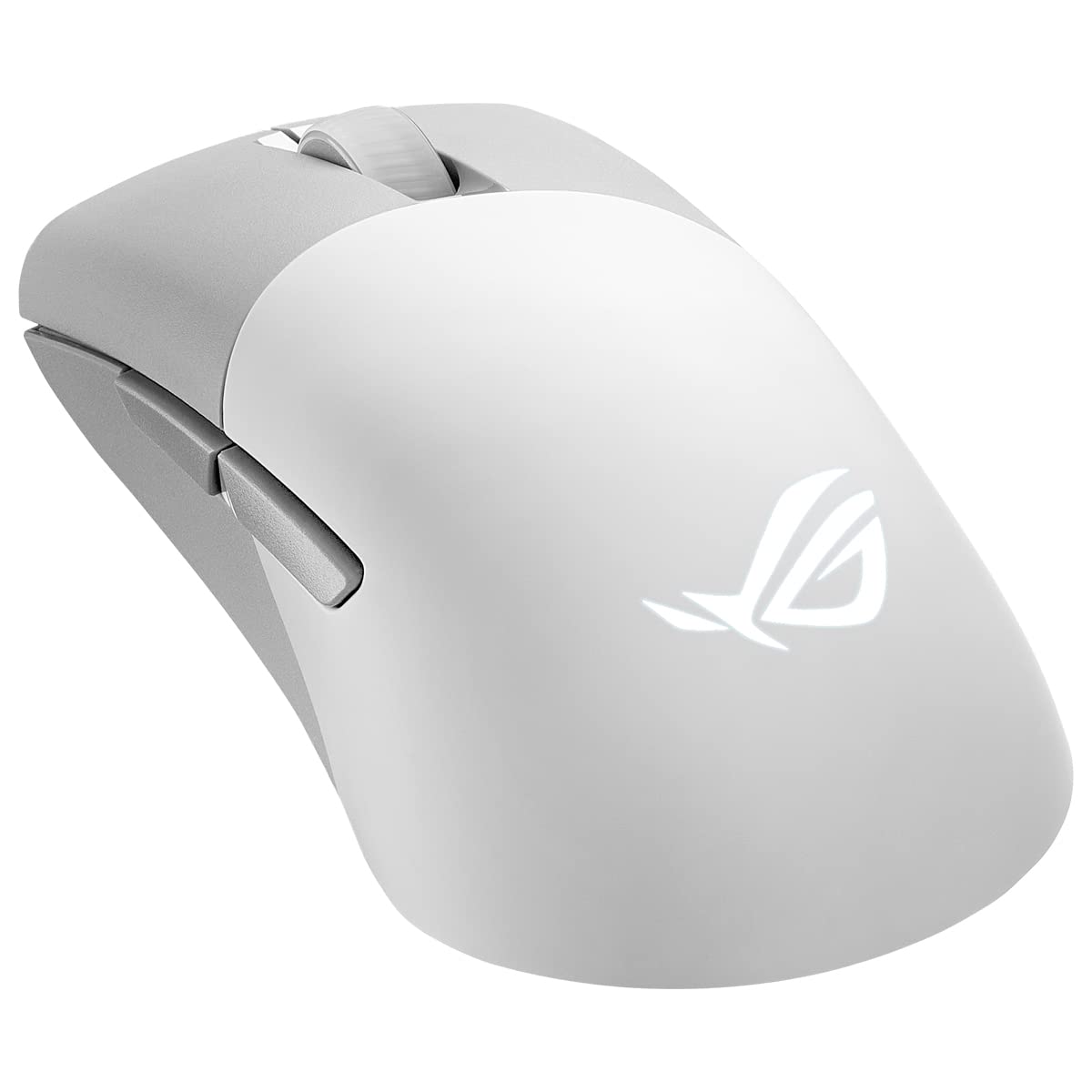ASUS ROG Keris Wireless AimPoint White RGB Gaming Mouse - 36,000 DPI Optical Sensor, ROG Micro Switches, 2.4GHz RF & Bluetooth, 5 Programmable Buttons - Perfect for FPS, MOBA & Esports Gaming