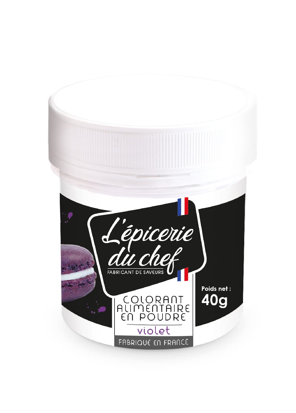 Violet Food Coloring Powder 40g - Natural & Vibrant for Baking, Cake Decorating, Candy Making, and DIY Crafts