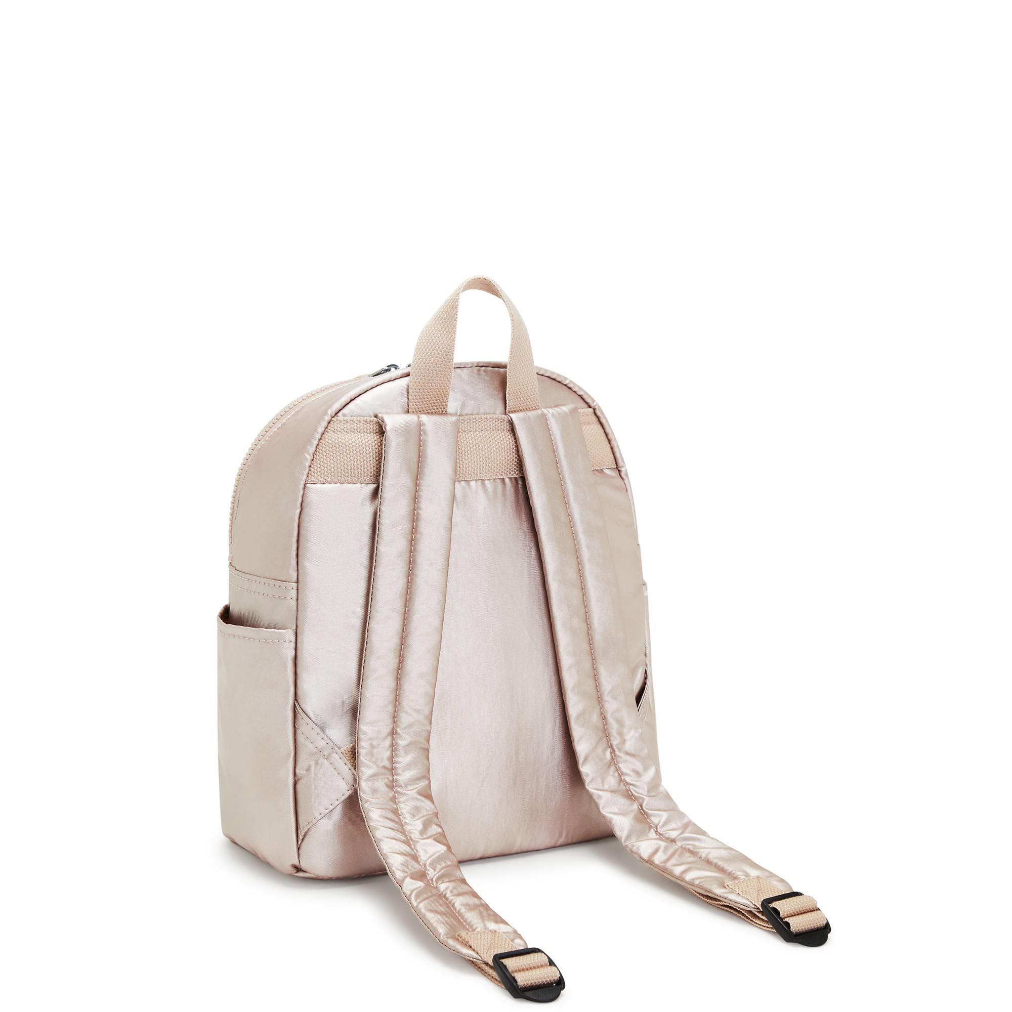 Kipling Matta Up Metallic Backpack for Women - Stylish & Durable Travel Backpack with Metallic Finish, Perfect for Work, School & Daily Commute