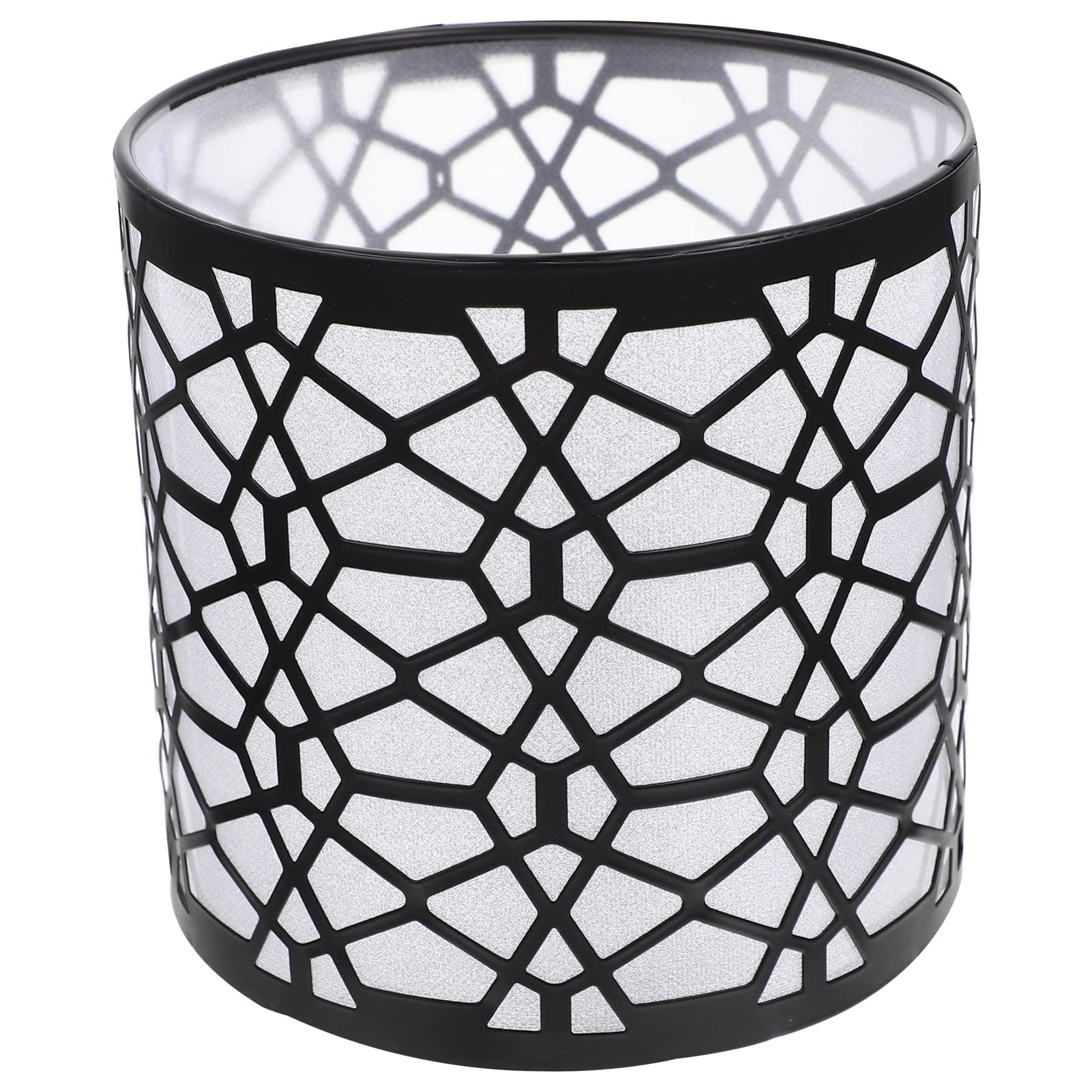 Beavorty Black Iron Lampshade - Floor Lamp Shade, Ceiling Light Fixture, Desk & Hanging Lamp Cover - Decorative Lighting Accessory for Living Room, Bedroom & Office