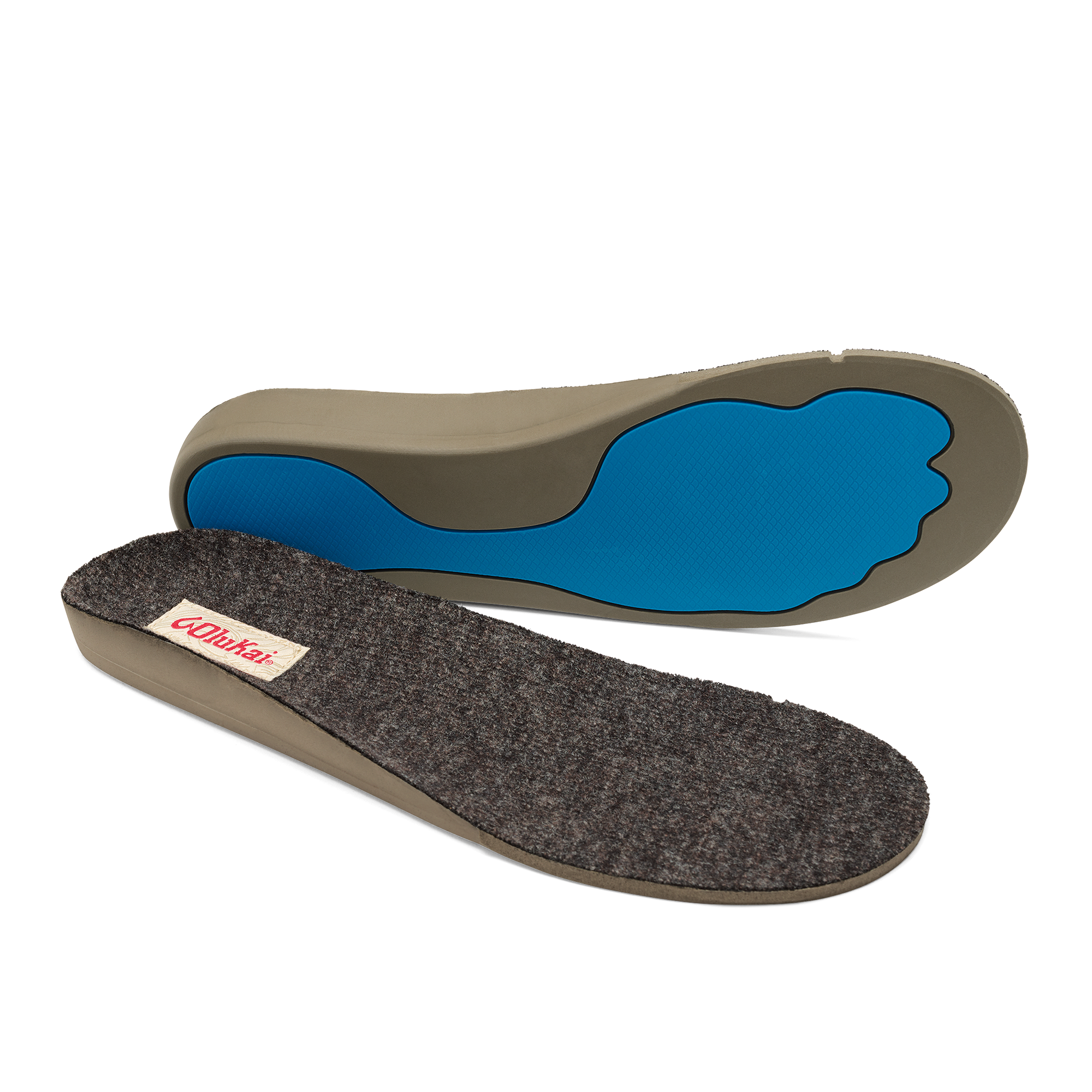 Men's Memory Foam Slipper Insoles - Dark Grey - Comfortable Arch Support for Indoor/Outdoor Use at Home or Office