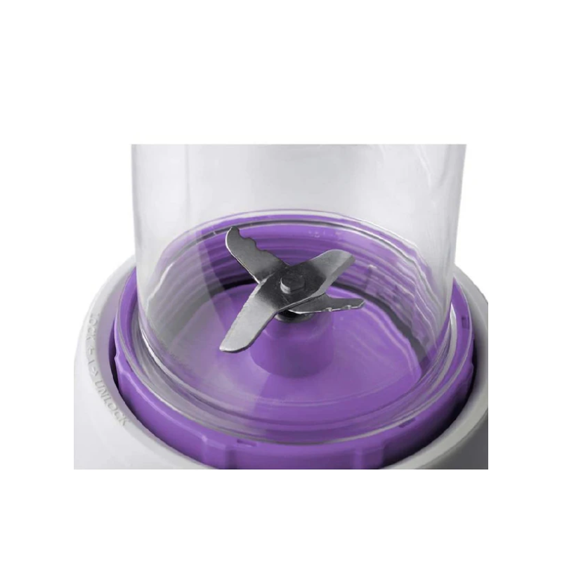 Cornell CPBE601PP Personal Blender - 350W Powerful Motor, 20oz Portable Smoothie Maker for Shakes, Juices & Protein Drinks - Perfect for Home, Office & Gym (Purple)