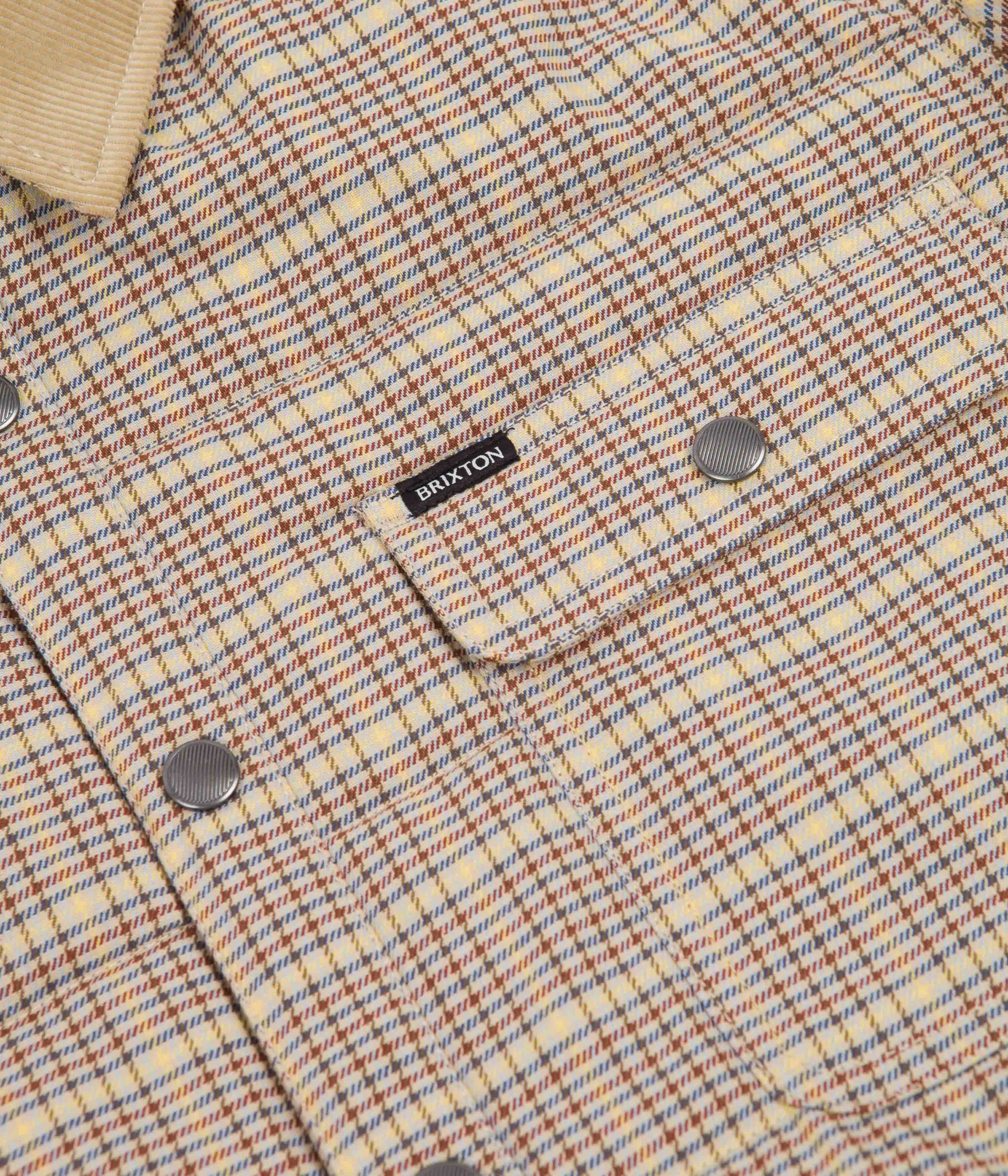 Brixton Cass Jacket - Men's Stylish Plaid Outerwear for Fall & Winter | Perfect for Casual Outings and Outdoor Adventures