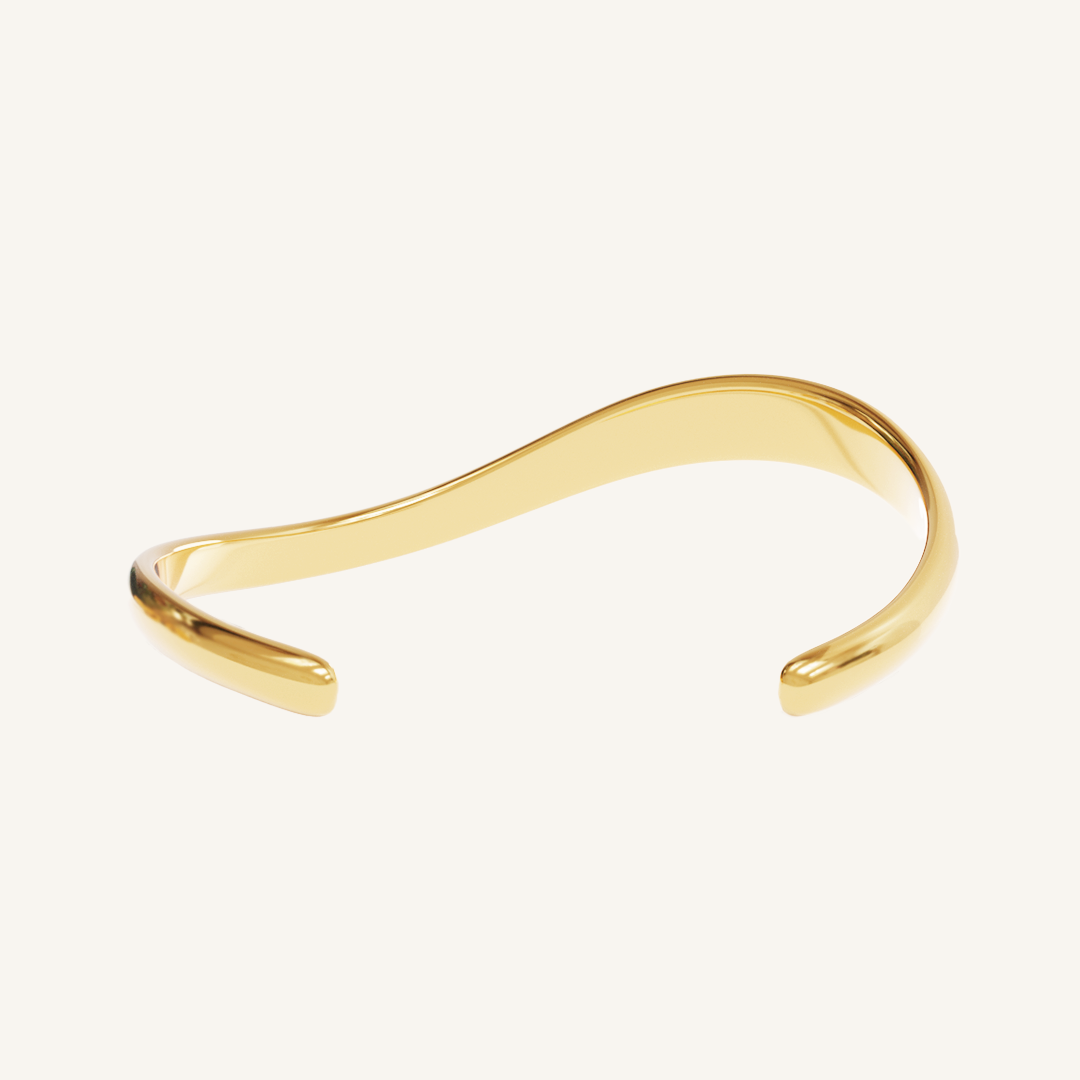 OUI Cuff Bracelet - Elegant Adjustable Bangle for Women | Perfect for Parties, Weddings & Everyday Wear