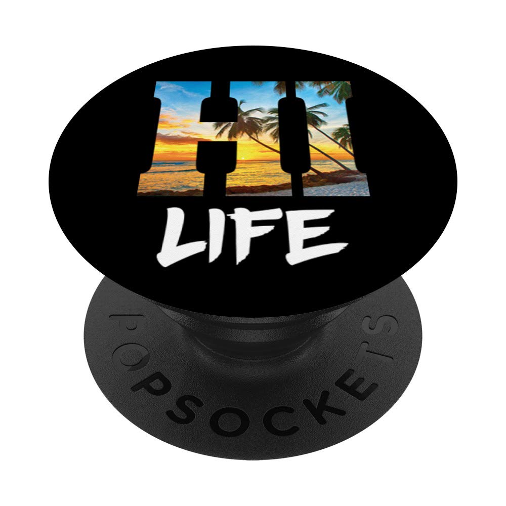 Hawaiian Beach Aloha Summer Vacation Gifts - Swappable PopSockets PopGrip for Phone, Tablet & Laptop - Perfect Souvenir for Travel, Beach Trips & Tropical Vacations