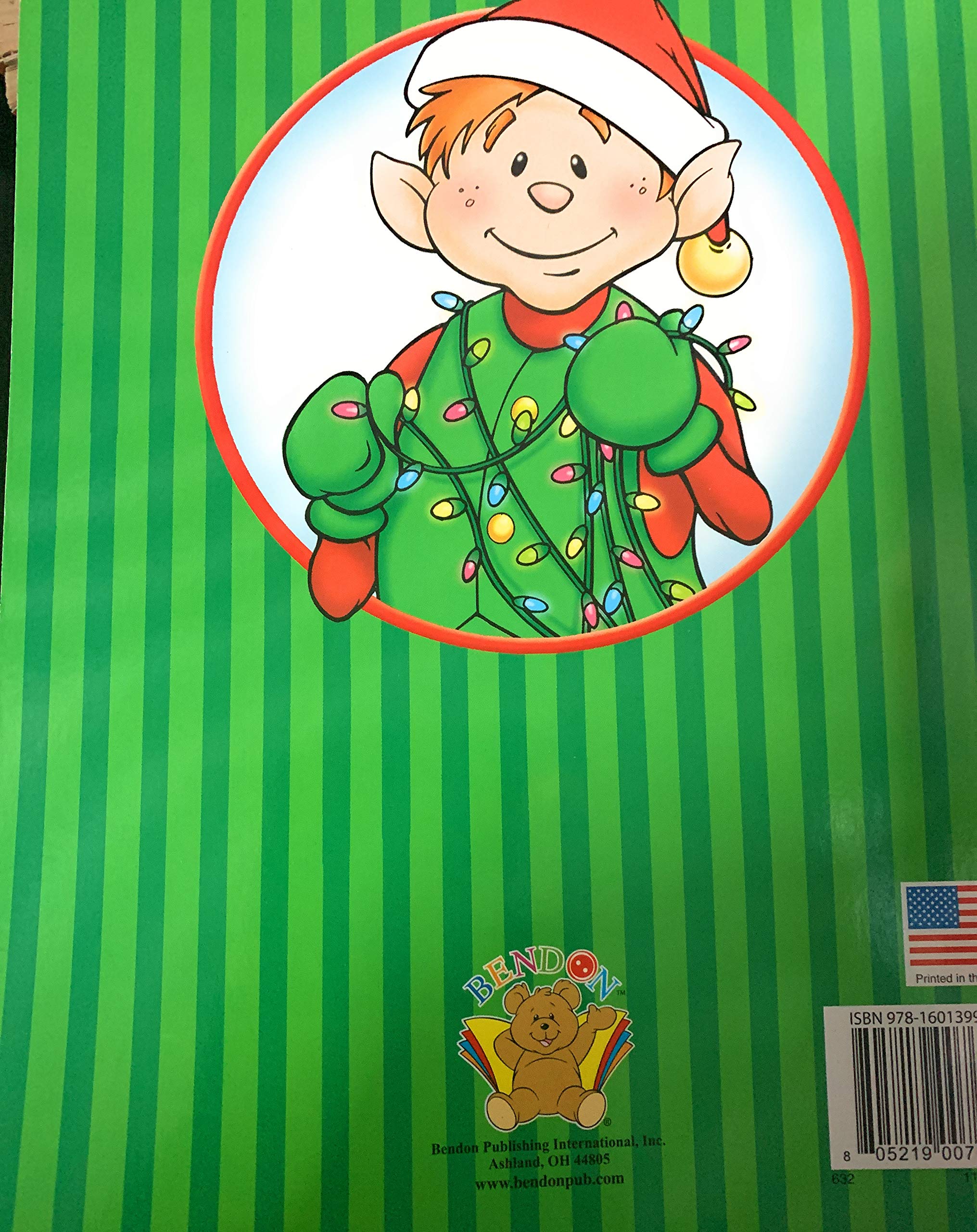 JUMBO Holiday Coloring & Activity Book for Kids - Santa Claus Cover | Fun Christmas Gift & Travel Activity for Children