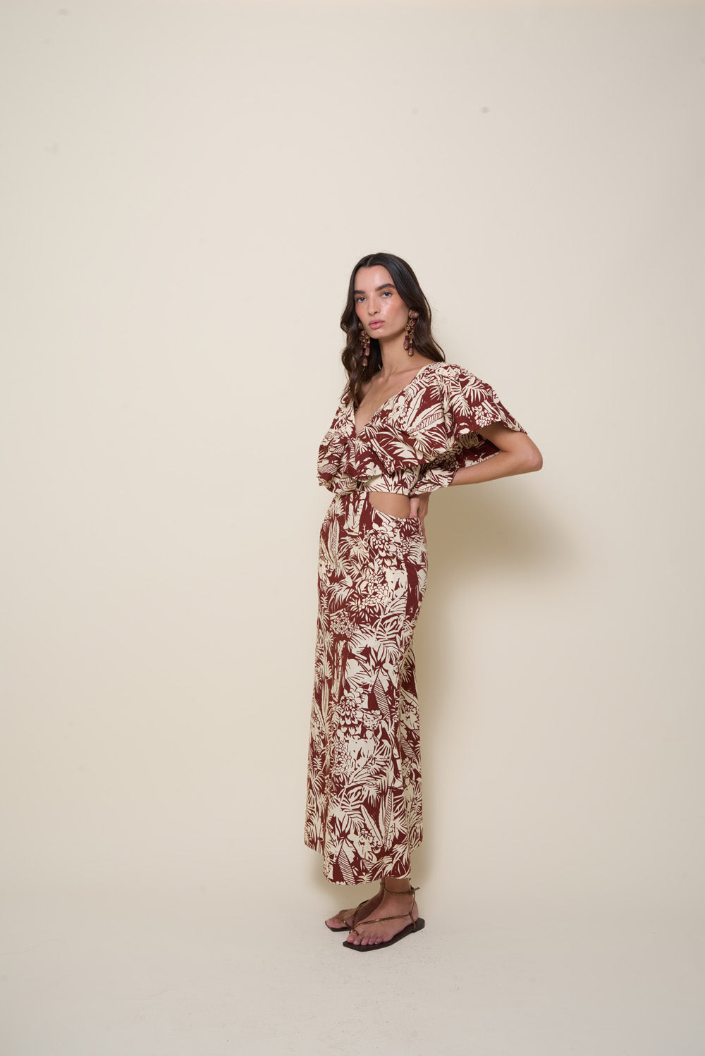 Eternal Jungle Dress - Stylish Floral Print Maxi Dress for Women | Perfect for Summer Vacations, Beach Getaways & Boho Fashion