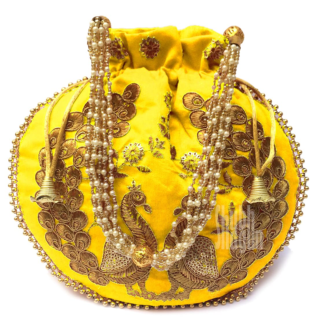 Shubh Shagun Women's Handmade Potli Bags - Stylish Indian Clutch Purse for Weddings, Parties & Festive Occasions | Perfect Gift for Women & Girls