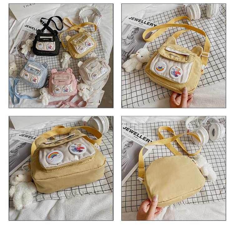Cute Mini Crossbody Bag for Teen Girls - Kawaii Small Shoulder Purse Y2K Aesthetic Fashion Accessory | Perfect for School, Travel & Everyday Use