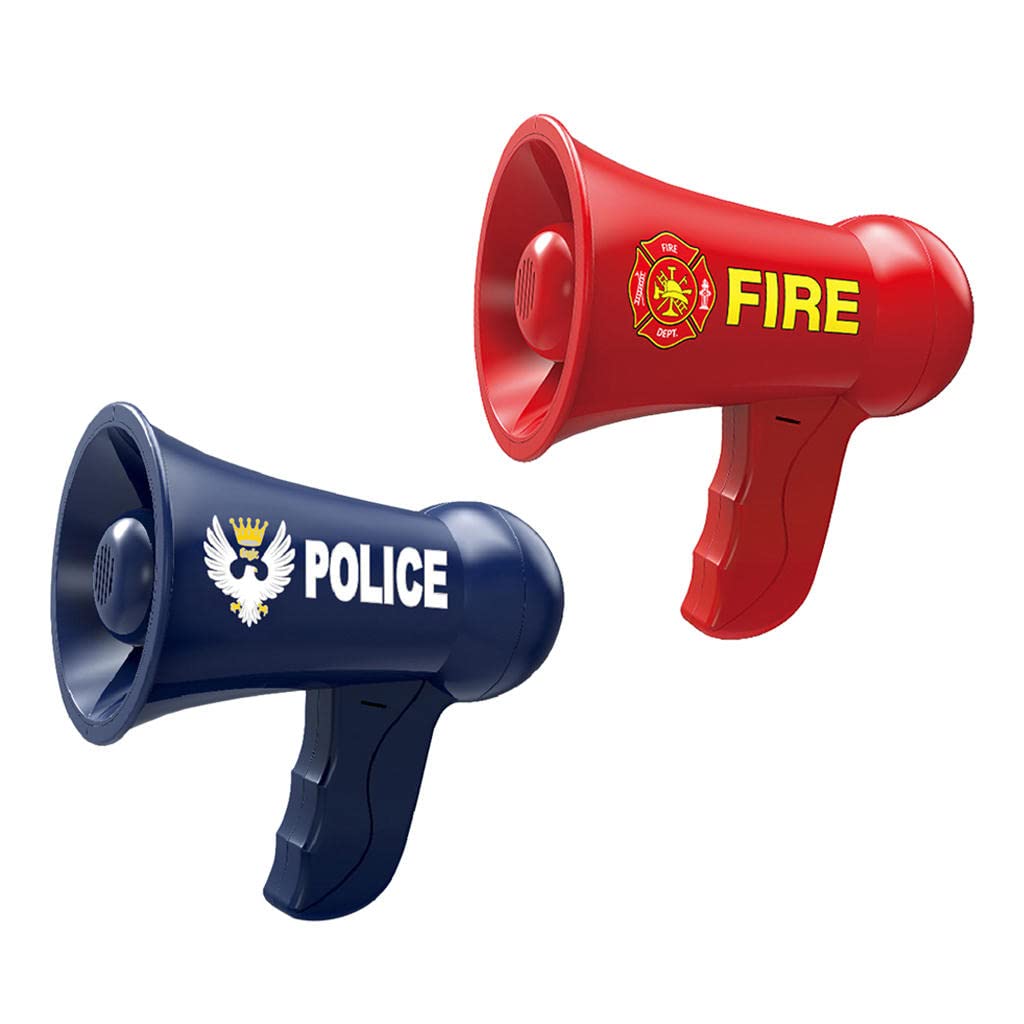 Simhoa 2-Pack Kids Megaphone Toy - 120dB Loud Bullhorn Speaker for Outdoor Games, Cheerleading & Role Play - Perfect Birthday Gift for Boys & Girls (Ages 3-8) - Great for Parties, Sports Events & Classroom Activities