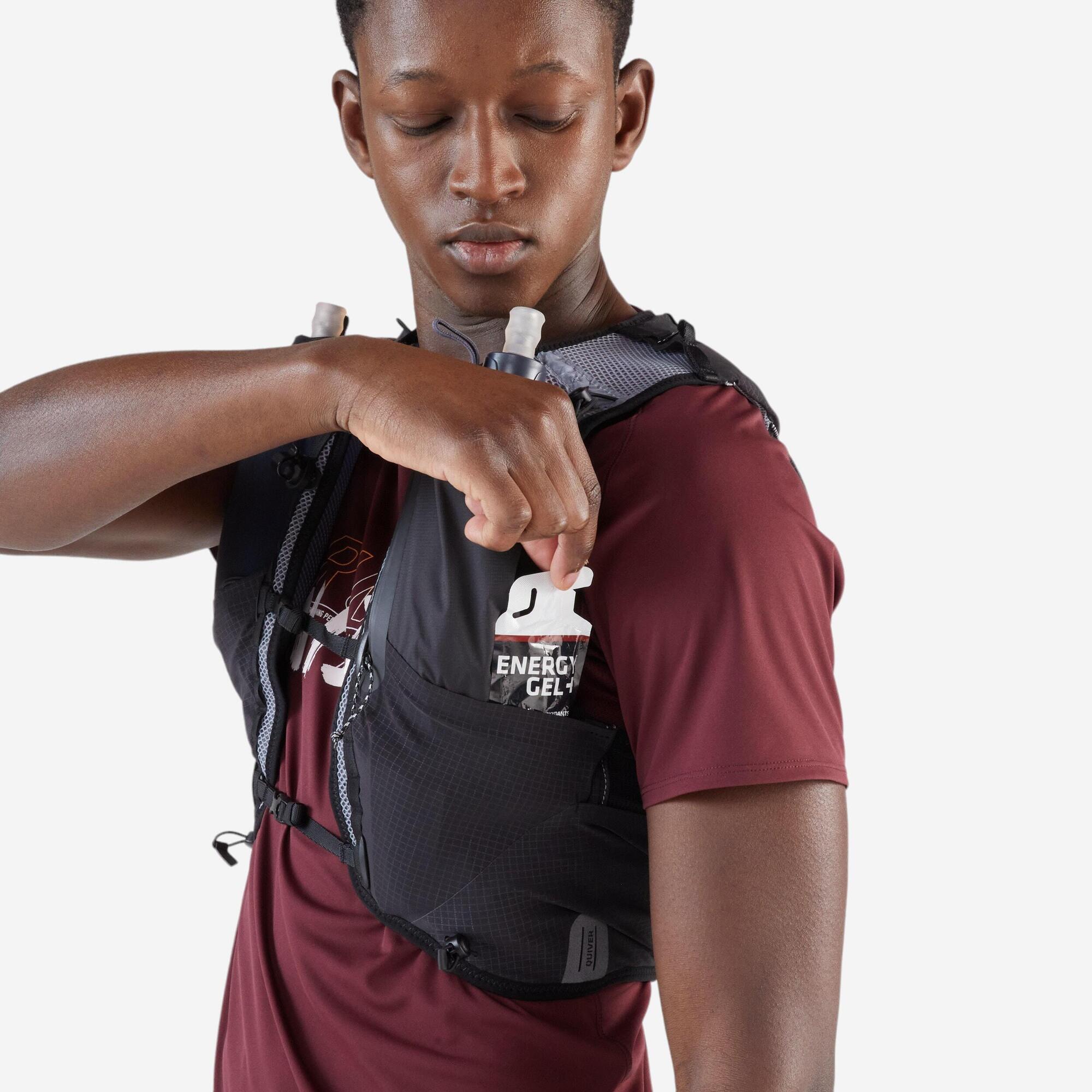 Kiprun 10L Running Hydration Vest with 1L Water Bladder - Lightweight Hydration Pack for Trail Running, Hiking & Outdoor Adventures