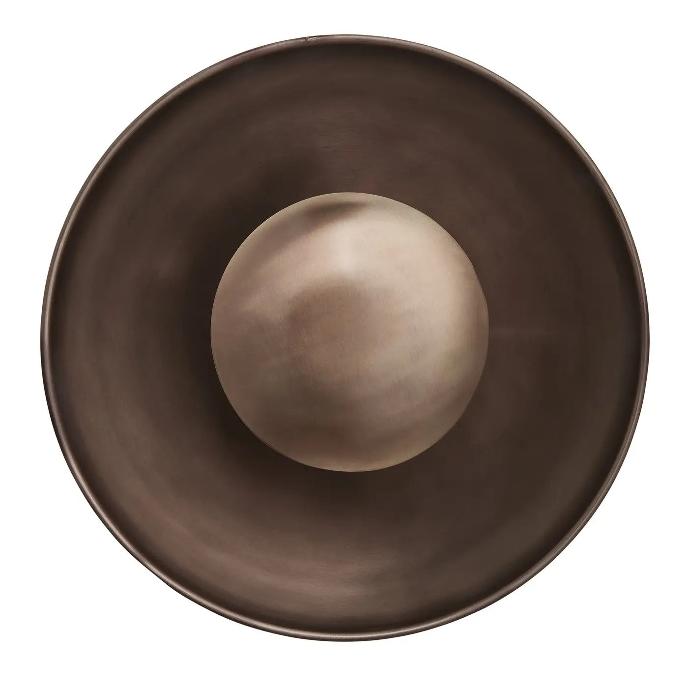Boston Round Metal Diffuser Wall Light - Vintage Industrial Style with Multiple Finishes - Perfect for Living Room, Bedroom & Hallway Lighting