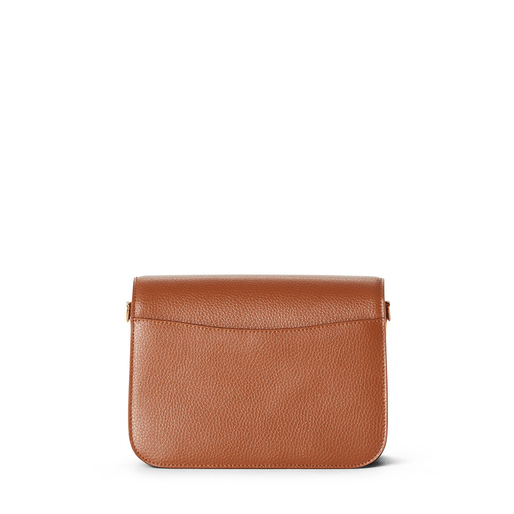 Harmony MIRUM® Vegan Leather Crossbody Bag - Tan Brown | Eco-Friendly Cruelty-Free Purse for Women | Perfect for Work, Travel & Everyday Use
