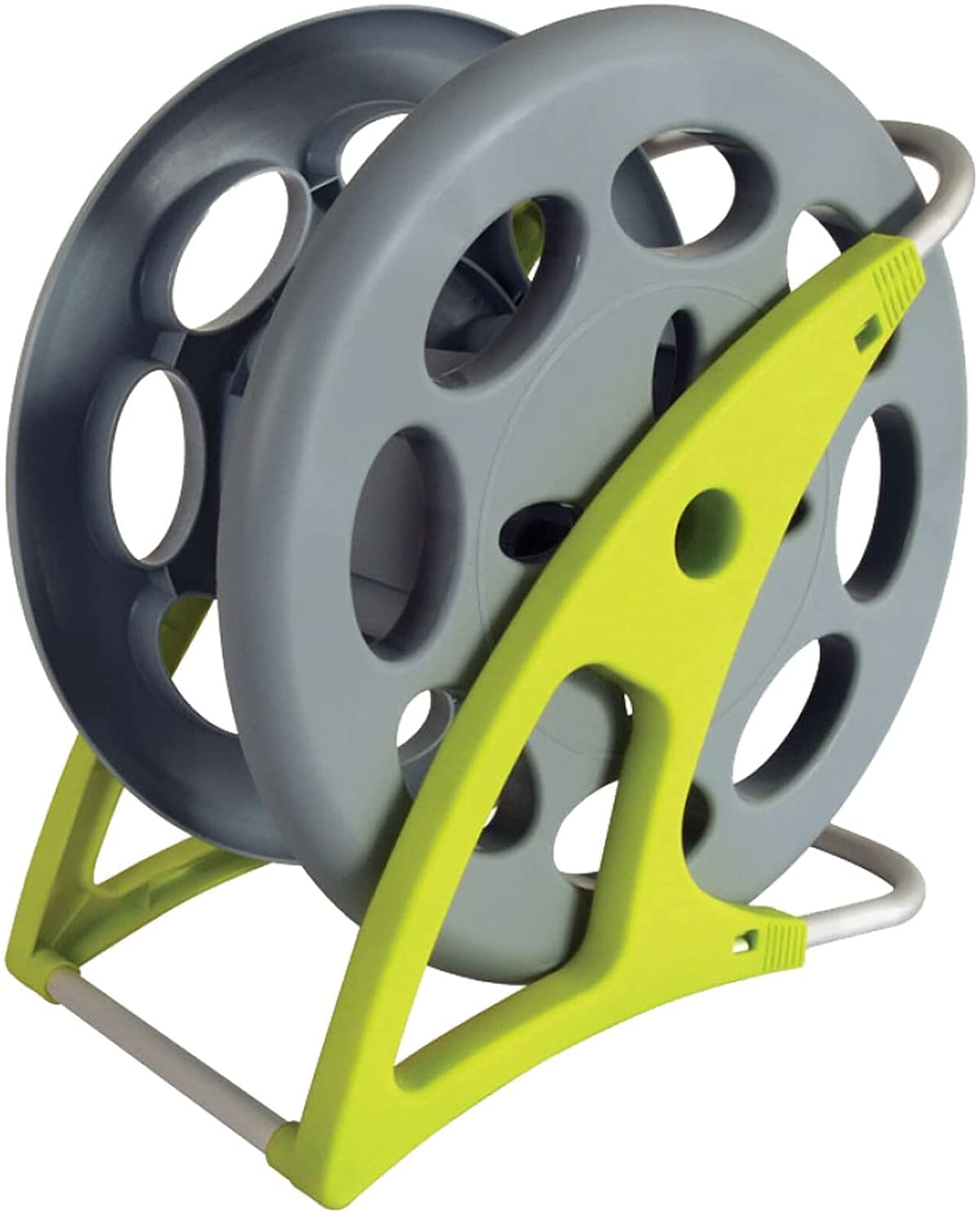 WEIJIA K836CBX/GRN Swimming Pool Cleaner & Vacuum Storage Hose Reel - Heavy Duty 30ft Pool Maintenance Hose Organizer for Inground & Above Ground Pools - Perfect for Backyard, Spa, and Poolside Storage