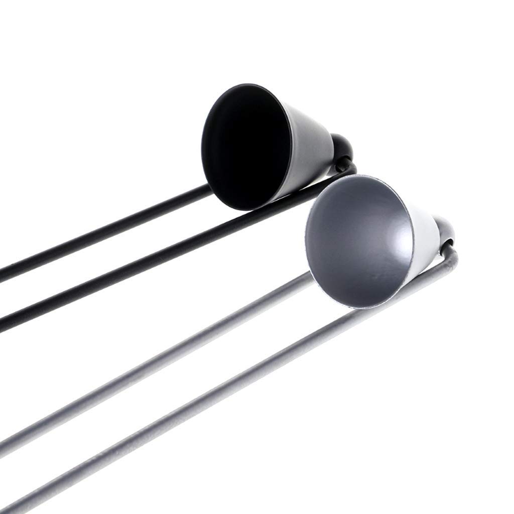 Long Handle Candle Snuffer with Swivel Head - Silver Wick Extinguisher for Church, Fireplace, Wedding Altar & Tea Lights - Perfect Christmas Gift for Safe Candle Use at Home, Events & Decorations