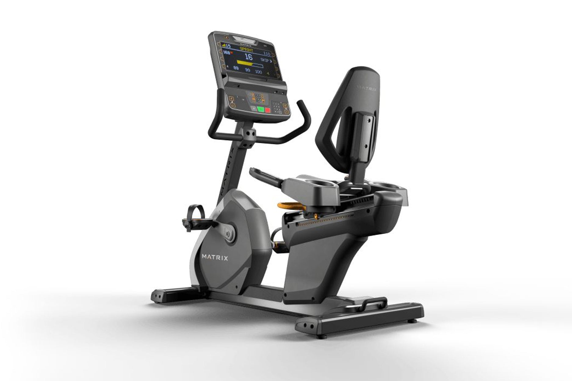 Matrix Performance Recumbent Exercise Bike for Home Gym - Indoor Cycling Bike with Adjustable Seat & Resistance - Perfect for Cardio Workouts, Physical Therapy & Senior Fitness