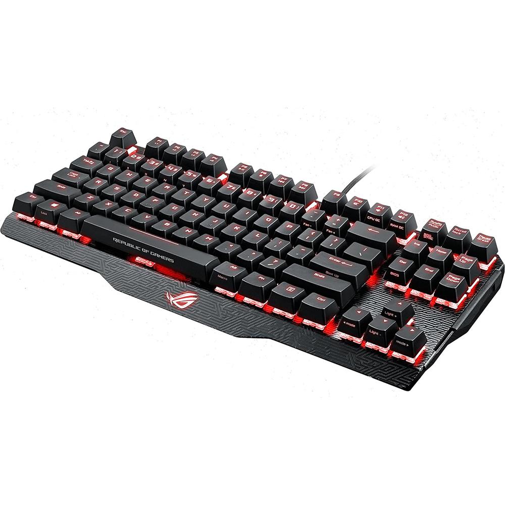 ASUS NVIDIA Gaming Keyboard - Mechanical Brown Switches, USB 2.0 Connectivity for PC Gamers | Perfect for FPS, MOBA & Esports Gaming