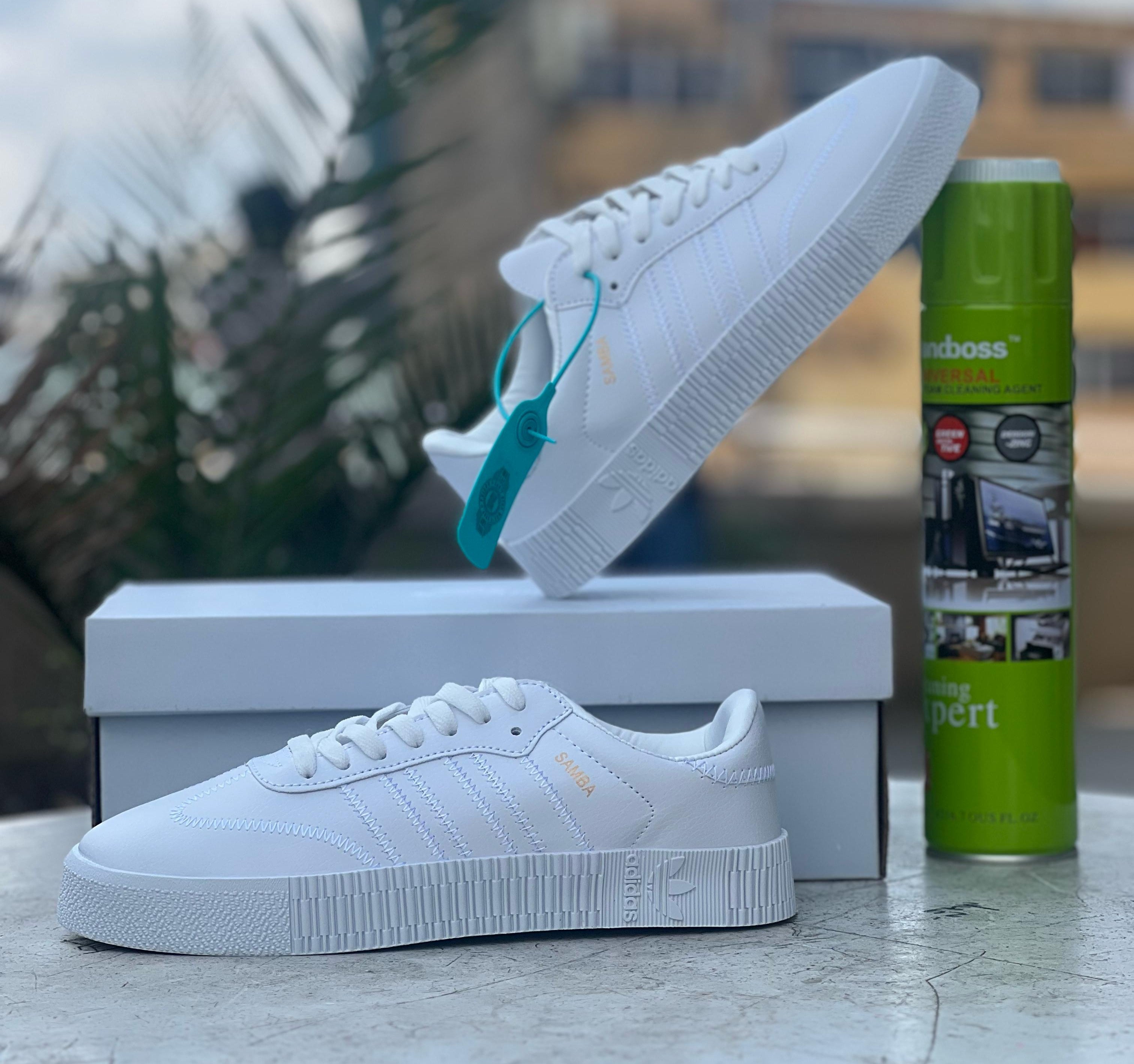 Adidas Samba OG Double Sole Sneakers - Classic White Leather Shoes for Men & Women | Perfect for Casual Wear, Street Style & Everyday Comfort