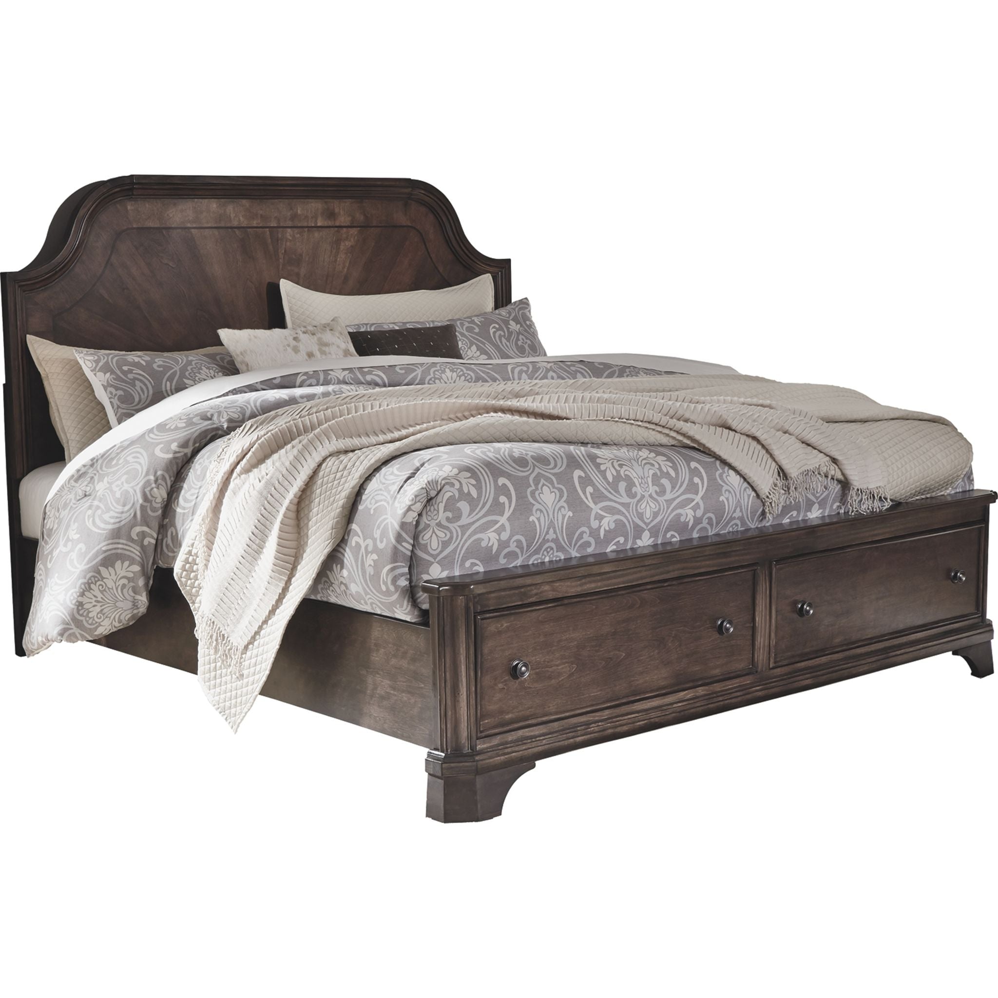 Adinton Storage Bed with Underbed Drawers - Queen Size Platform Bed Frame with Hidden Storage, Modern Bedroom Furniture for Small Spaces - Perfect for Apartments, Dorms & Guest Rooms