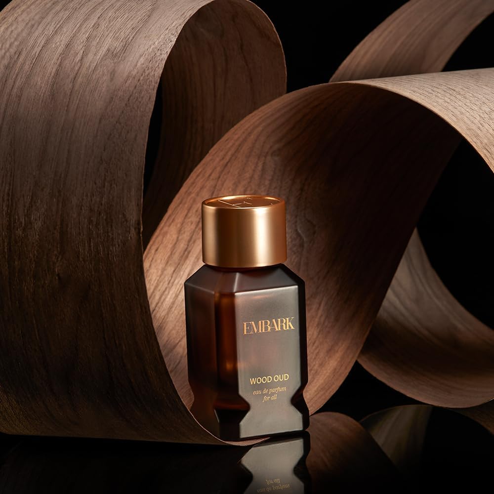 EMBARK OUD Wood Perfume for Men & Women | 100ml Premium Long Lasting Oud Fragrance Oil | Unisex Eau de Parfum for Date Night, Special Occasions & Daily Wear