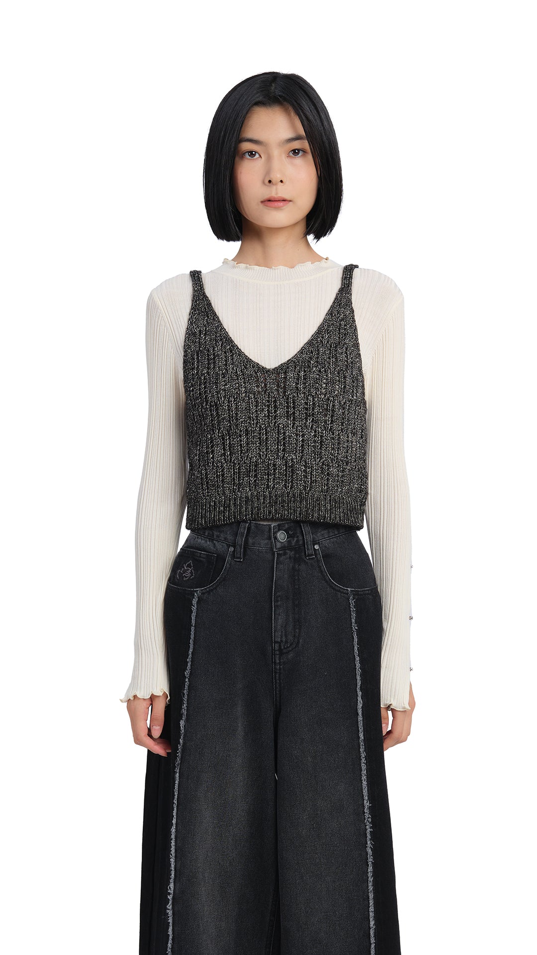 Cozy Textured Knit Vest for Women - Soft & Stylish Winter Layering Piece - Perfect for Office, Casual Outfits & Fall Fashion