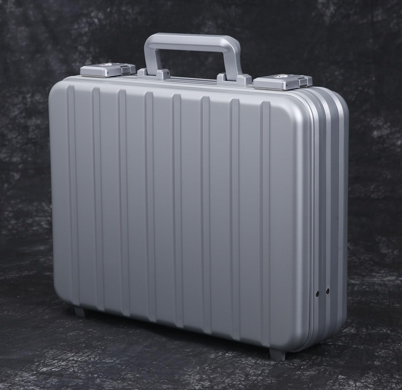 Premium Silver Aluminum Attache Case with TSA Lock - Padded Laptop Briefcase & Hard-Sided Money Suitcase with Protective Foam | Business Travel, Office Commute & Secure Document Storage