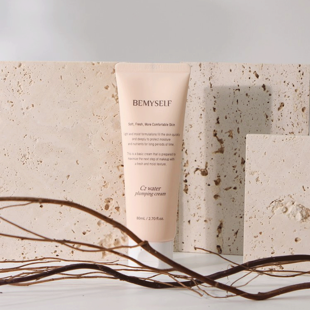 BEMYSELF C2 Hydrating Water Plumping Cream 80ml - Deep Moisturizing & Anti-Aging Face Cream for Dry Skin - Perfect for Daily Skincare Routine & Night Care
