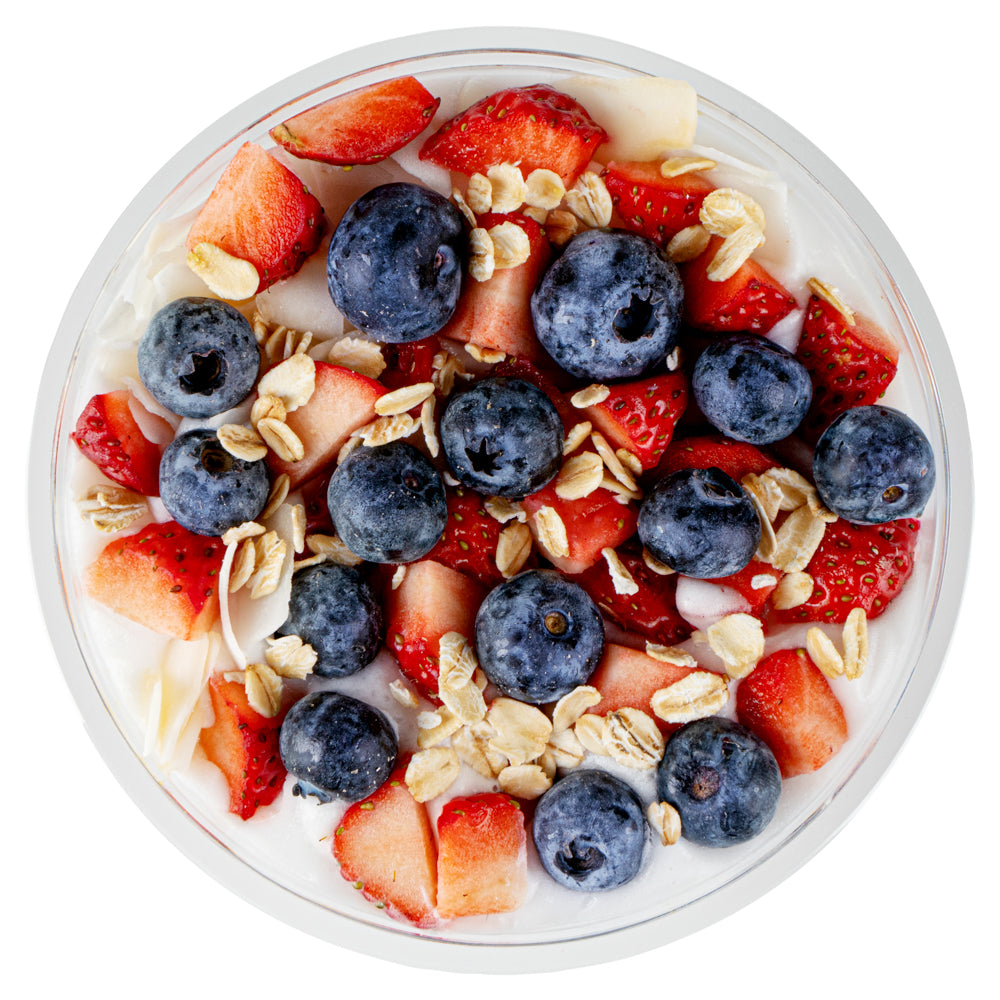 7 oz Round Clear Plastic Salad Bowls - 5