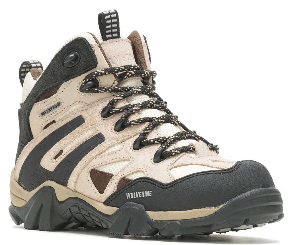 WOLVERINE Women's Waterproof Hiking Boots - Steel Toe Work Boots for Outdoor Construction, Hiking & Heavy Duty Work - Non-Slip Safety Shoes for Women in Wilderness & Job Sites