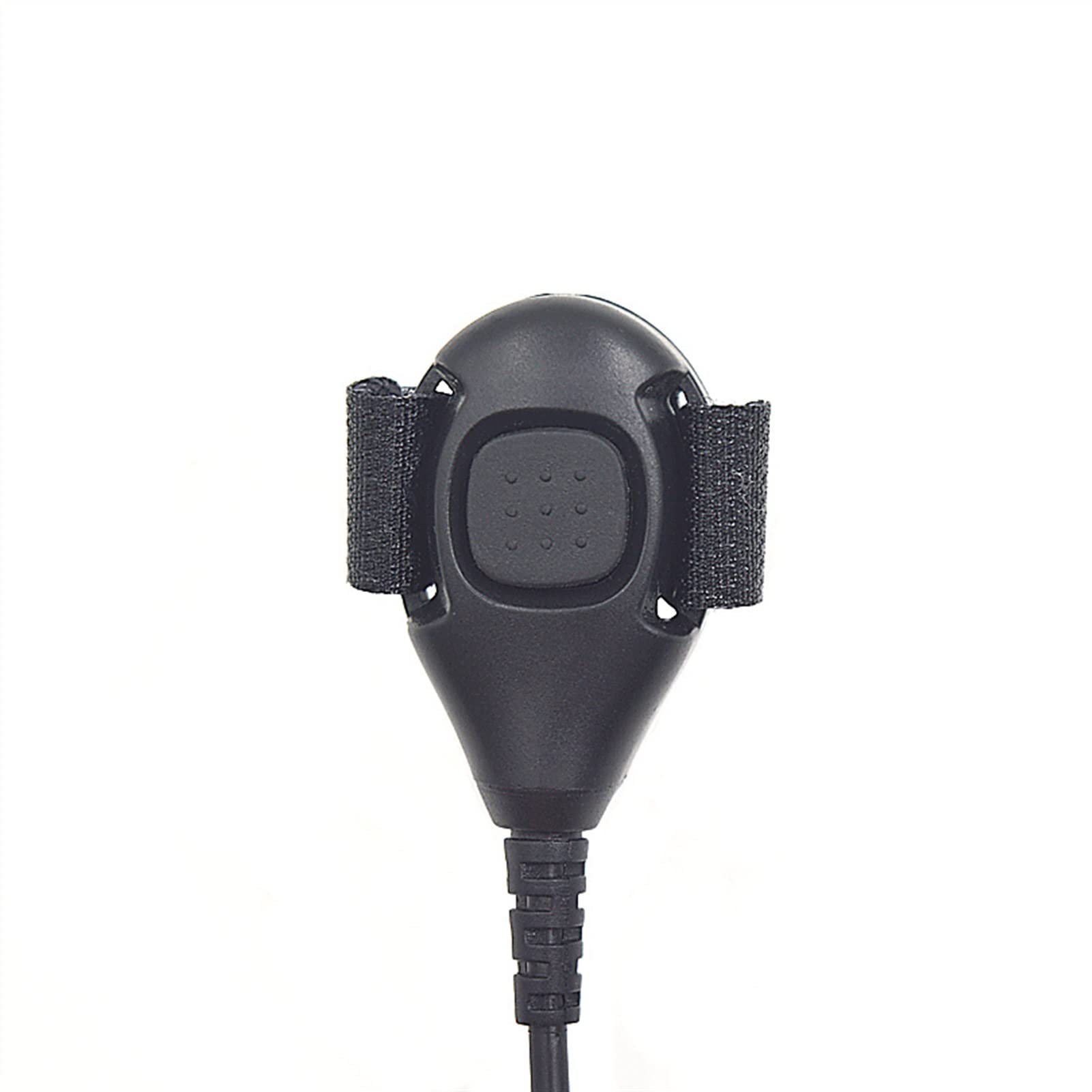ARSMI 2 Pin Headset Microphone with PTT Button - Compatible with Kenwood Walkie Talkie Radios - Lightweight Portable Communication Headset for Security, Construction, and Outdoor Activities