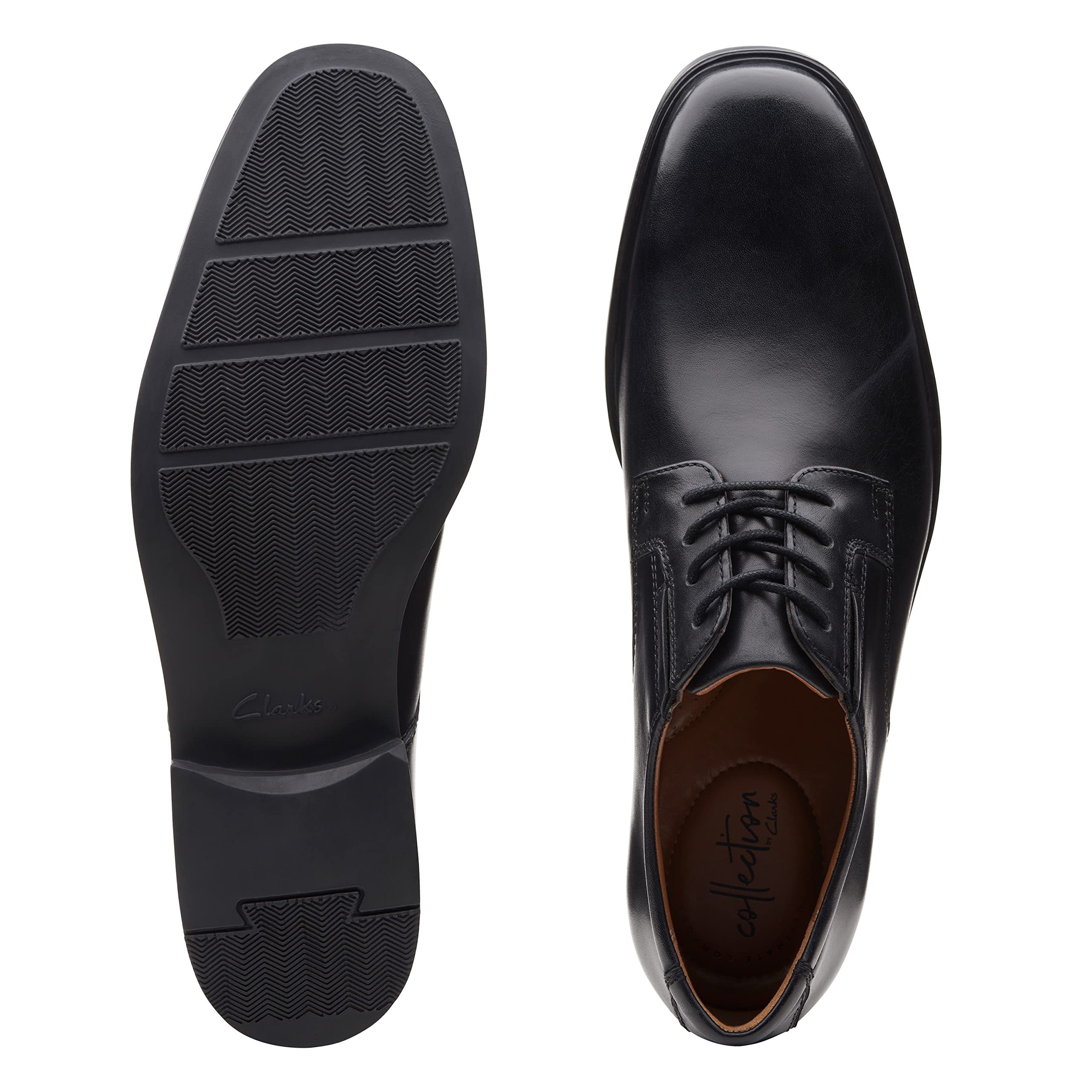 Clarks Men's Tilden Plain Oxford Shoes - Classic Comfort Casual & Dress Loafers for Work, Office & Everyday Wear