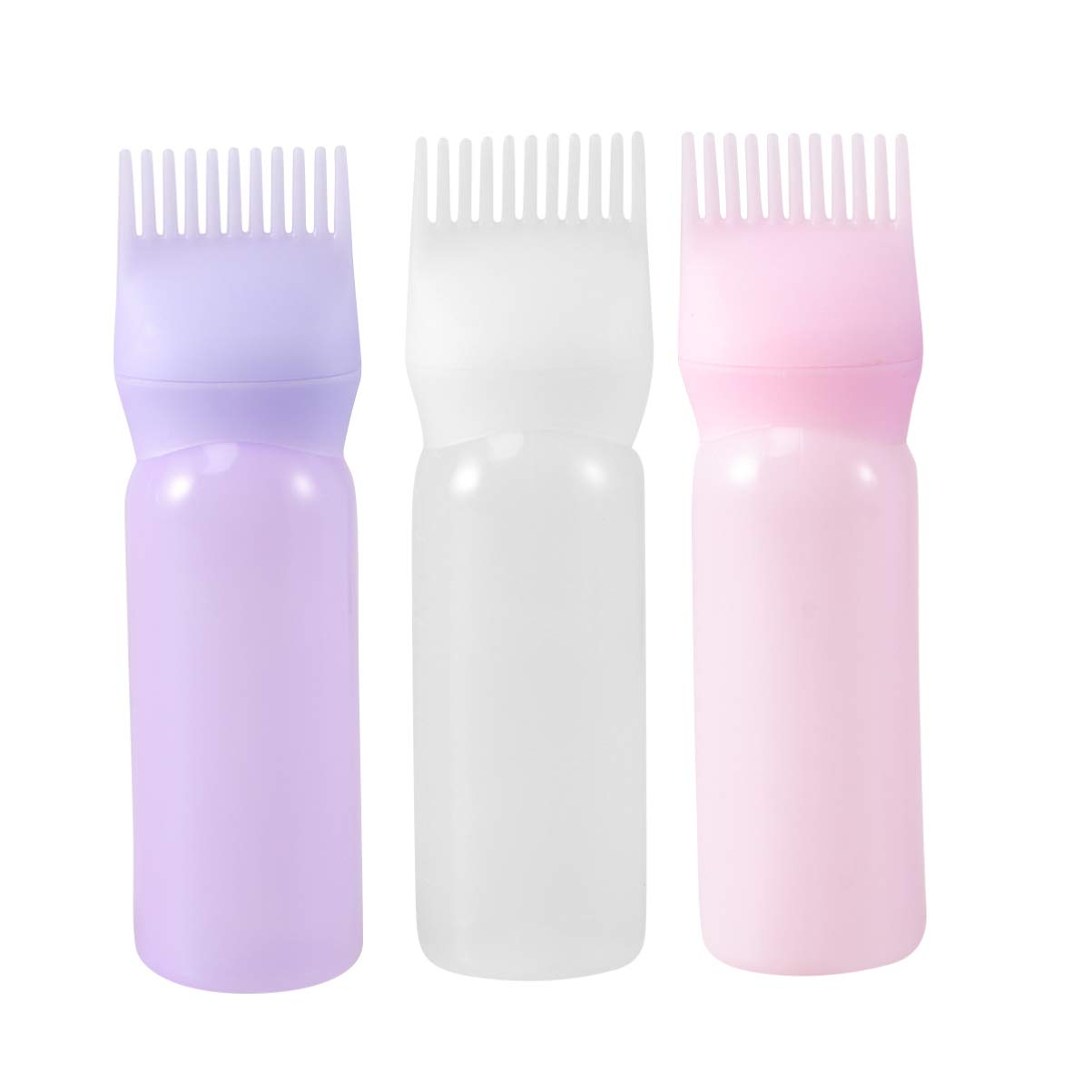 Frcolor 3-Piece Hair Dye Bottle Applicator Set - Professional Hair Coloring Brushes & Tools for Salon & DIY Home Use