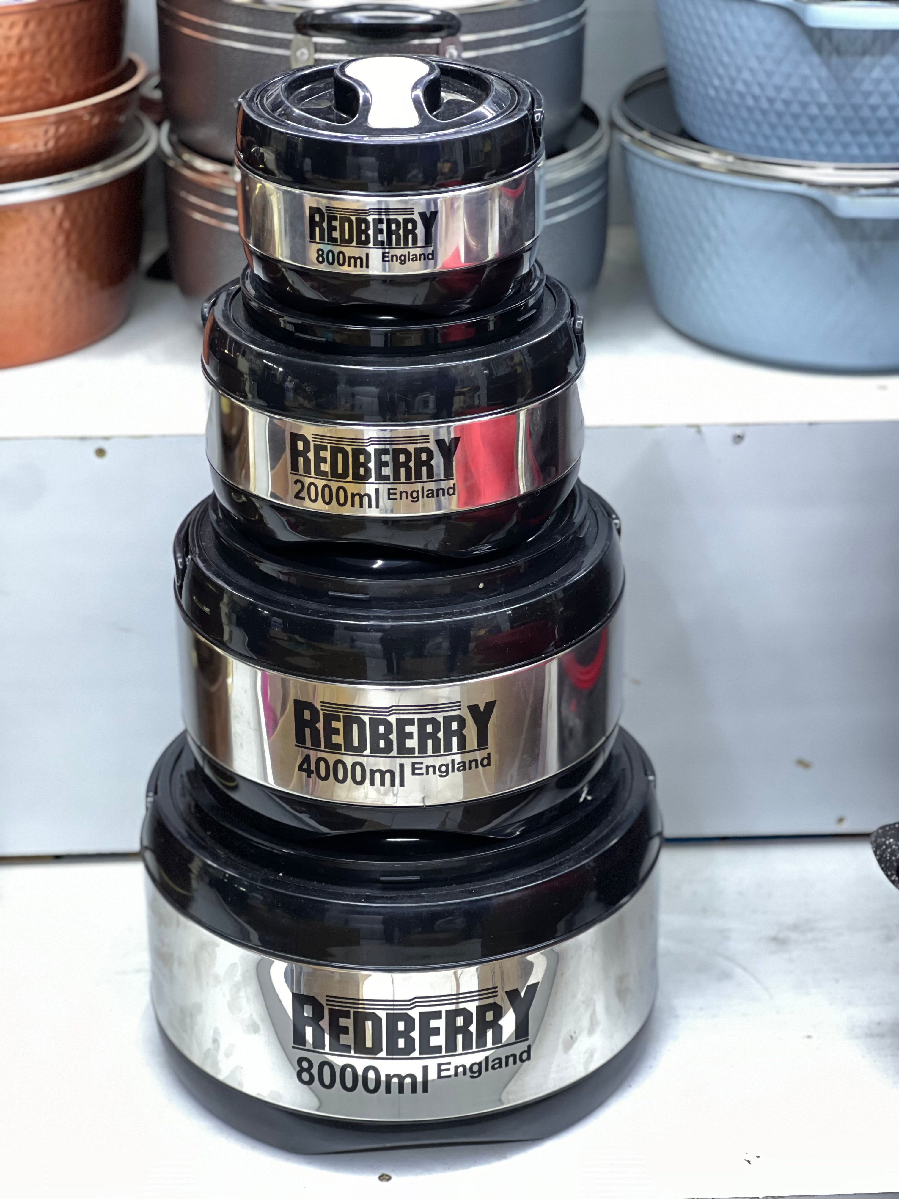 Premium Redberry Casserole Set - 3-Piece Oven Safe Baking Dish Set with Lids - Perfect for Casseroles, Lasagna & Holiday Meals - Ideal for Family Dinners & Potlucks