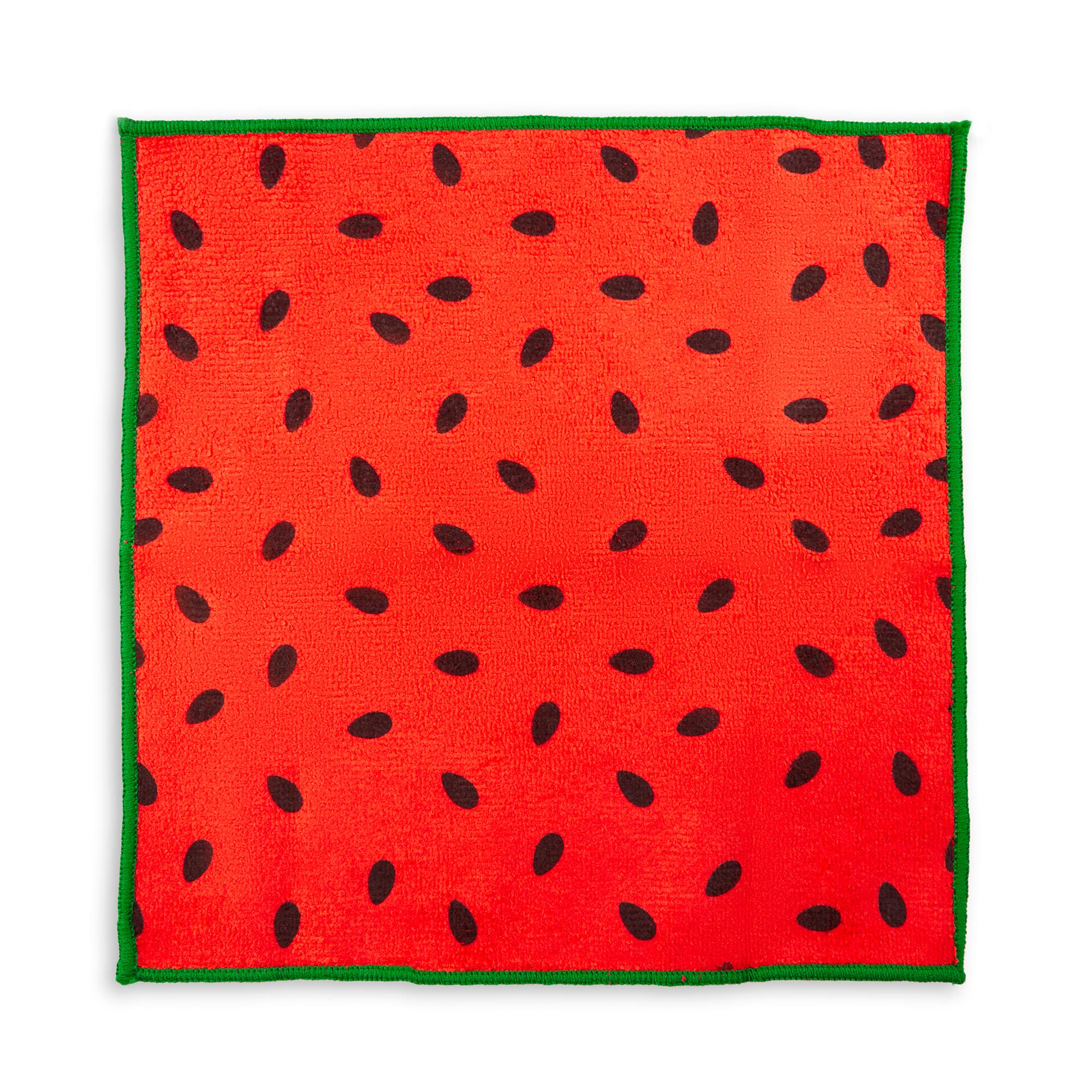 Revolution Beauty London Skincare Jake Jamie Watermelon Microfibre Cleaning Cloths - Gentle Exfoliating Face Cloths for Sensitive Skin | Perfect for Makeup Removal & Daily Facial Cleansing