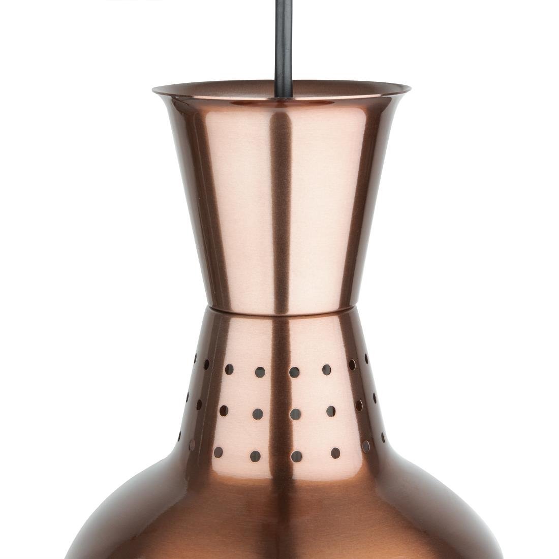 Apuro Heat Lamp Shade with Brass Finish - Vintage Style Lighting Fixture for Restaurants, Living Rooms & Bedrooms