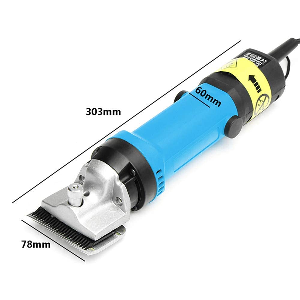 690W Professional Electric Horse Clippers - Heavy Duty Animal Grooming Kit with 6 Speed Settings for Horses, Cattle, Goats, Llamas & Alpacas - Perfect for Farm, Ranch & Livestock Hair Trimming