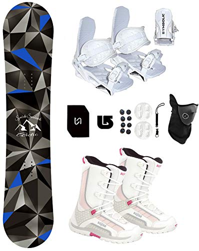 WHT Binding+5150 Boot Wht Pink Star 5