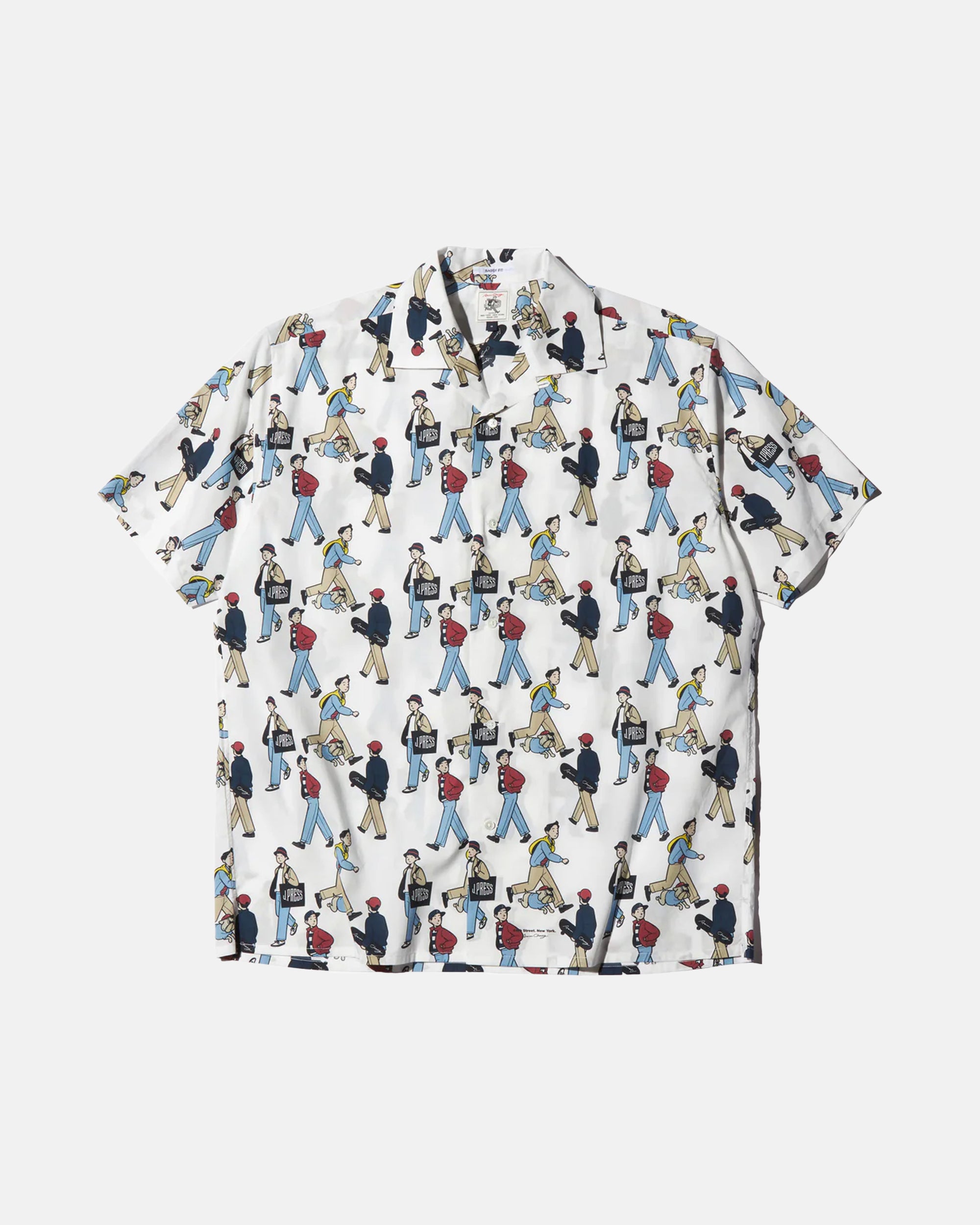 J. PRESS x AARON CHANG Men's Classic Camp Shirt - Casual Button Down Shirt for Summer, Beach & Outdoor Activities