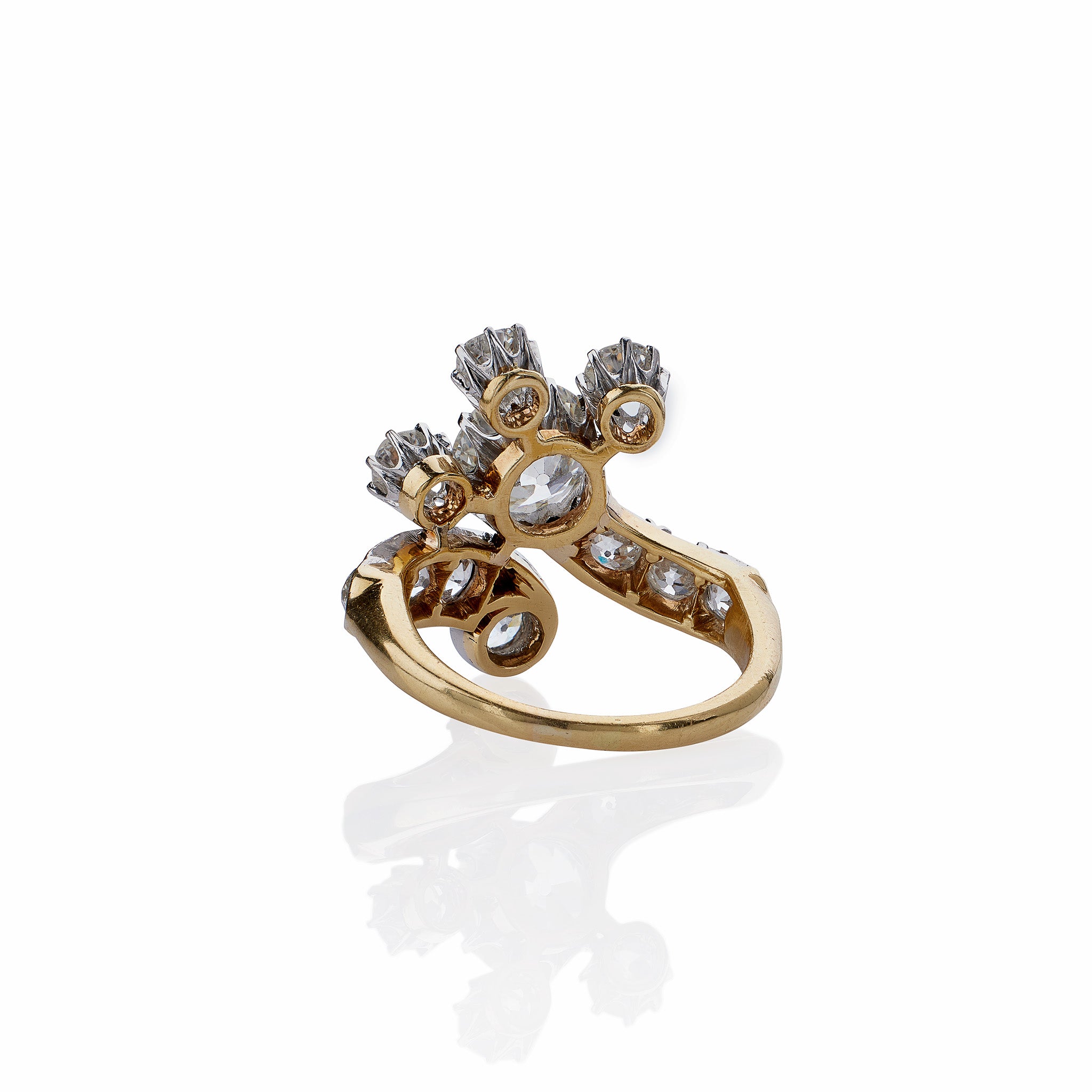 Exquisite Edwardian Diamond Ring - Vintage Elegance for Women - Perfect for Weddings, Anniversaries & Special Occasions