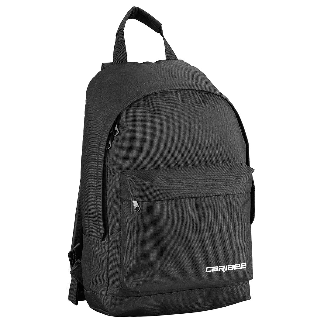 Caribee Lotus 22L Black Hiking Backpack - Lightweight Travel Daypack for Outdoor Adventures, Commuting & School