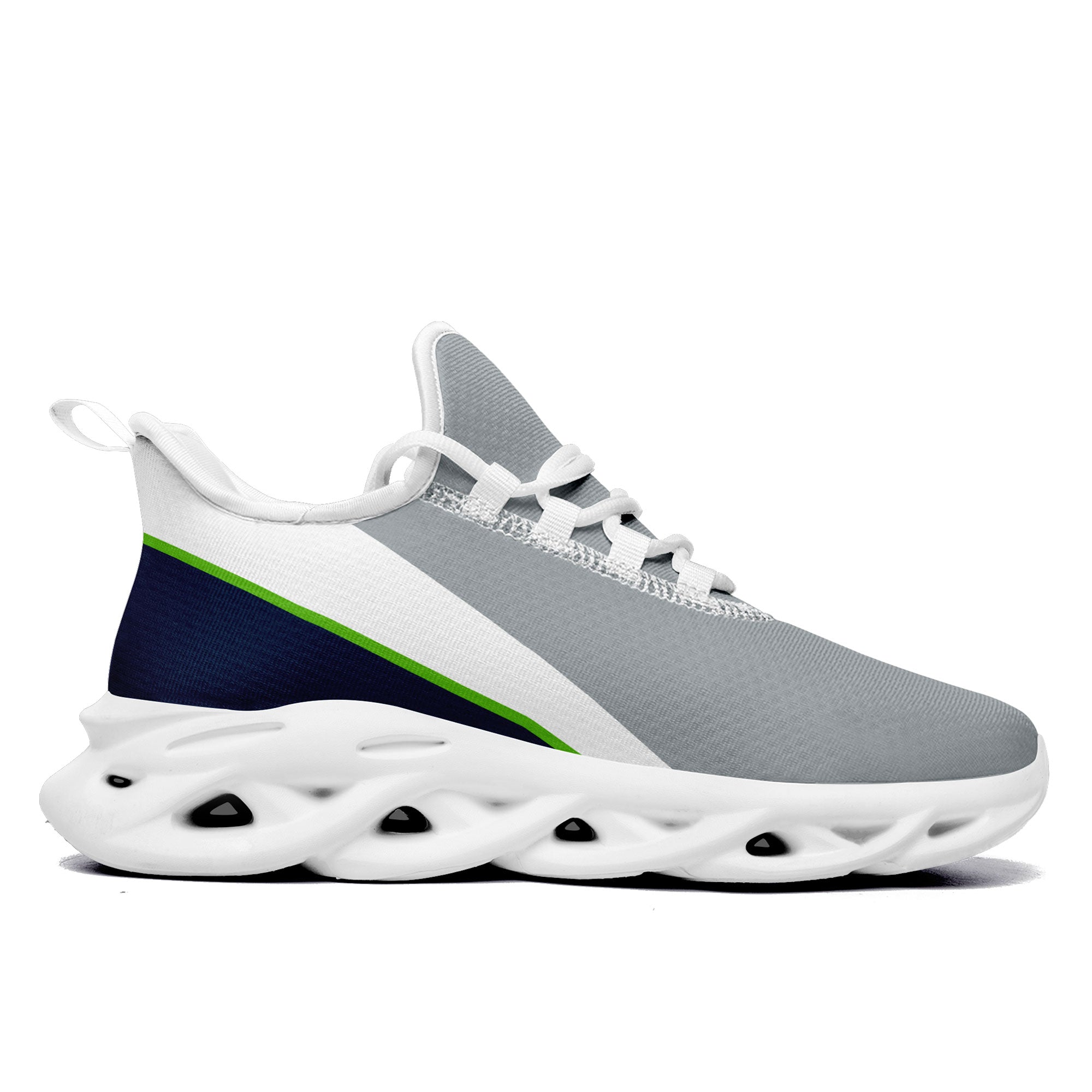 Custom Grey & Blue MaxSoul Jersey Shoes and Hat Combo - Personalized Sports Outfit for Men & Women | Perfect for Running, Gym Workouts & Streetwear Fashion