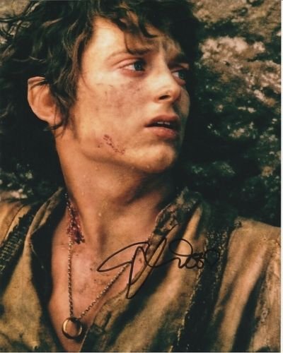 Elijah Wood Signed Autographed Lord of the Rings Hobbit Frodo Photo - Authentic Collectible Memorabilia for Movie Fans & Fantasy Enthusiasts - Perfect for Display in Home Theater, Office, or Gift for Tolkien Lovers