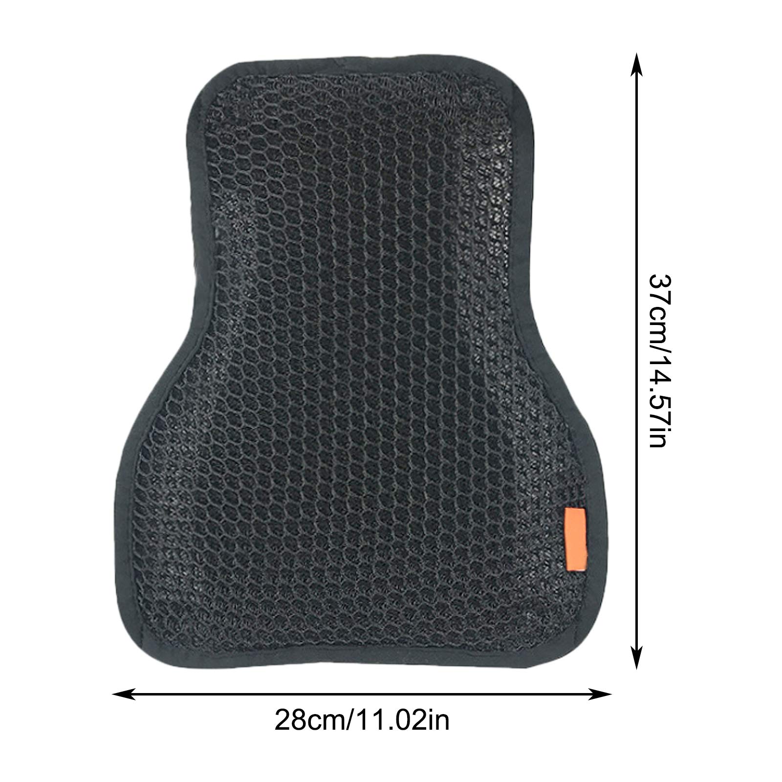 Motorcycle Seat Cushion - Pressure Relief & Cooling Gel Seat Cover - Small Size Comfort Pad for Long Rides - Perfect for Cruisers, Touring Bikes & Daily Commuting