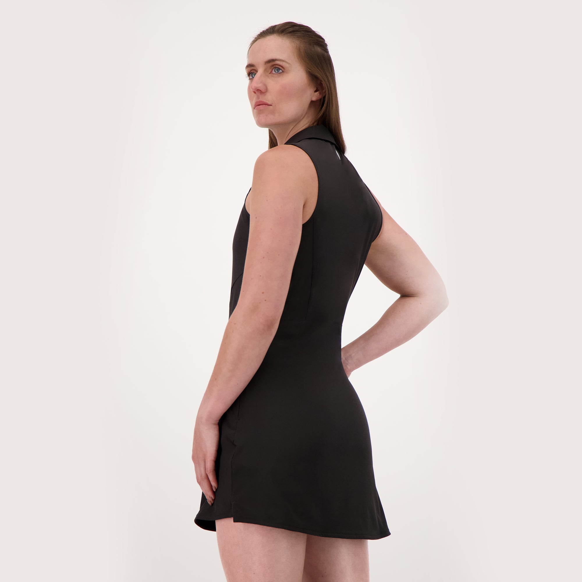 Women's Maple Solid Golf Dress - Breathable & Comfortable Golf Apparel for Ladies - Perfect for Golf Outings, Tournaments & Casual Wear