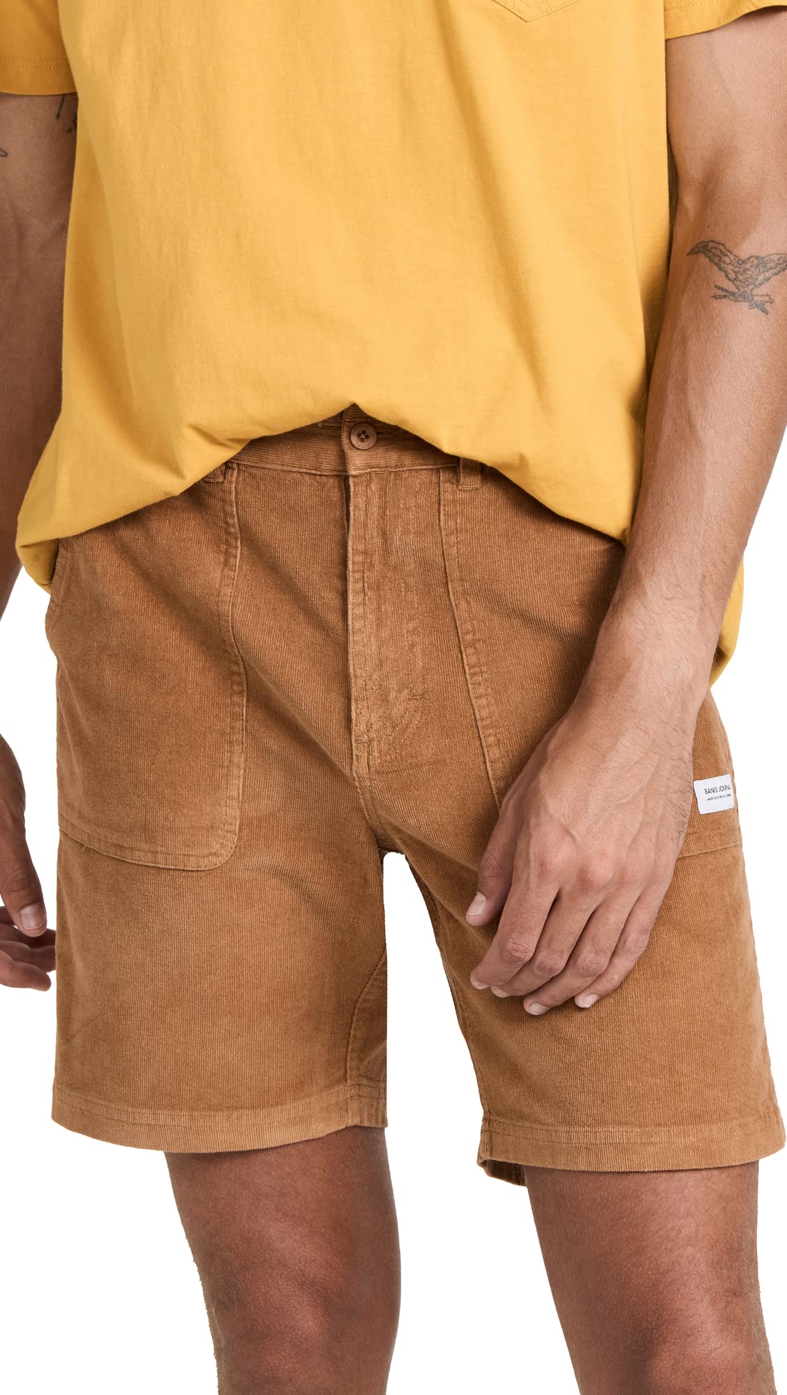 Banks Journal Men's Big Bear Corduroy Shorts - Comfortable Casual Wear for Outdoor Activities & Summer Fashion