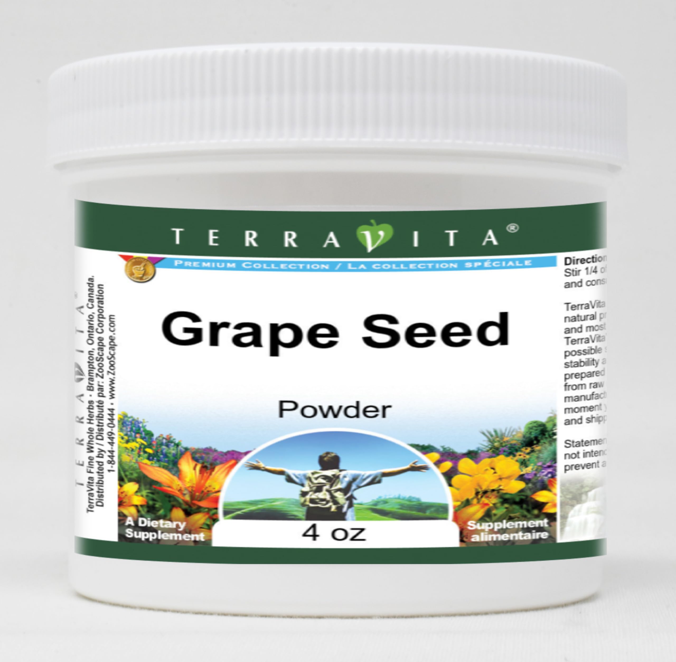 Organic Grape Seed Powder 4oz (3 Pack) - Antioxidant Superfood for Smoothies, Baking & Skincare | Non-GMO, Gluten-Free, Vegan-Friendly