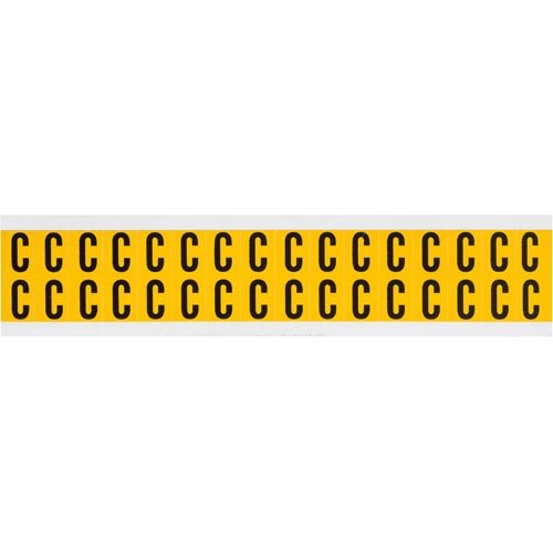 Brady 1520-C 44012 15 Series Indoor/Outdoor Numbers & Letters (Pack of 50) - Durable Address Signs for Mailboxes, Doors & Business Identification
